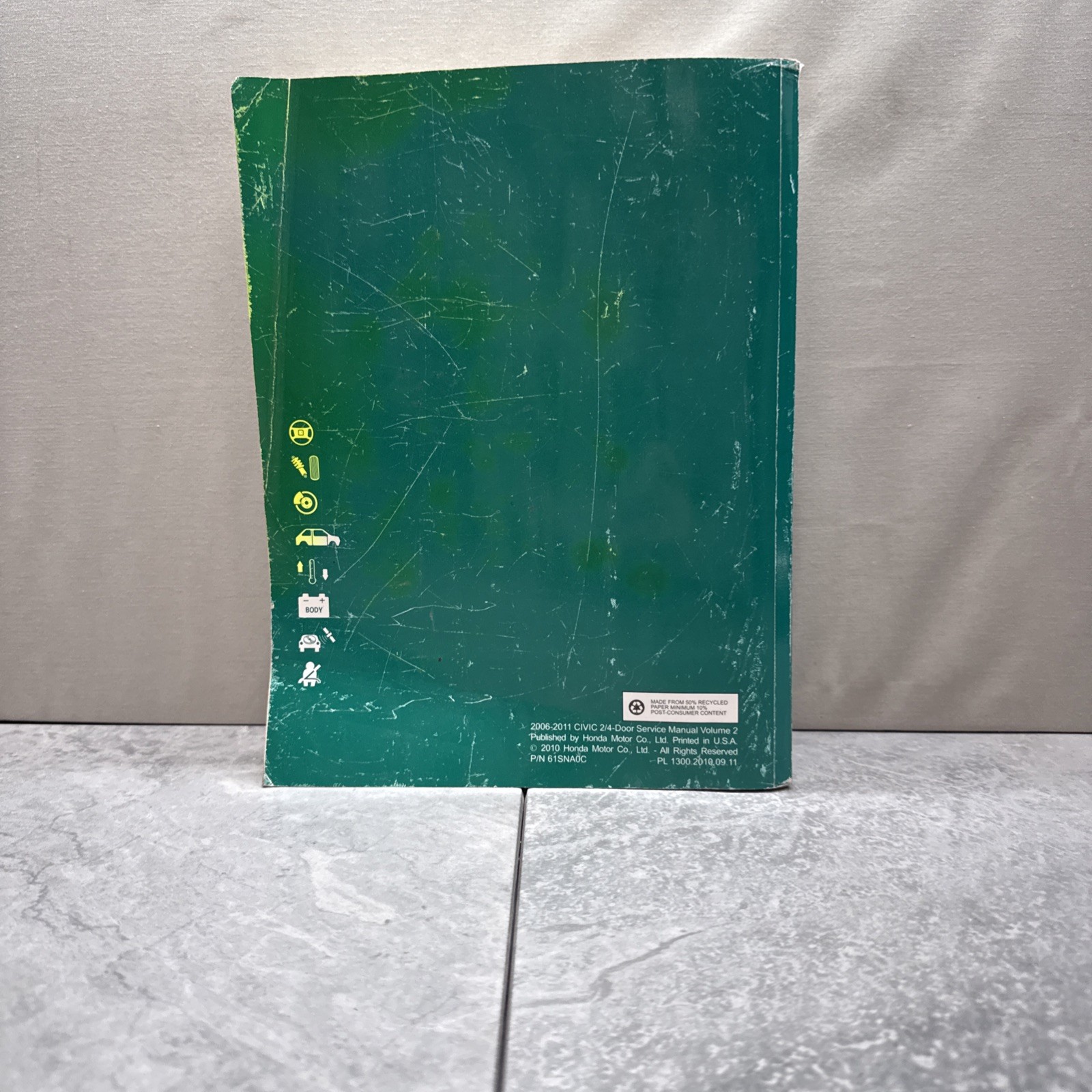 OEM Honda 2006-2011 Volume 2 Civic Factory Service Manual Shop Repair