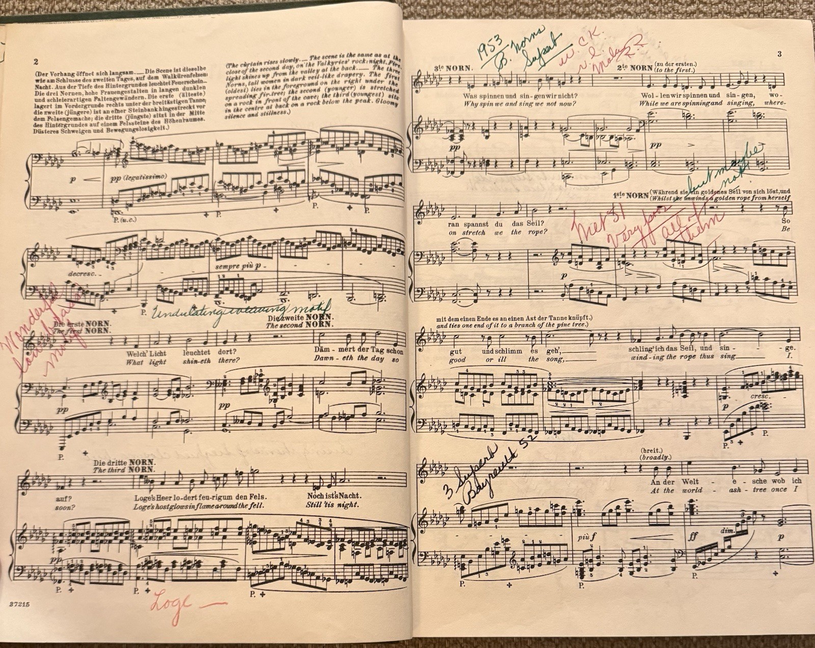 WAGNER: Gotterdammerung – Vocal Score (Schirmer HC), Hermann Uhde headshot