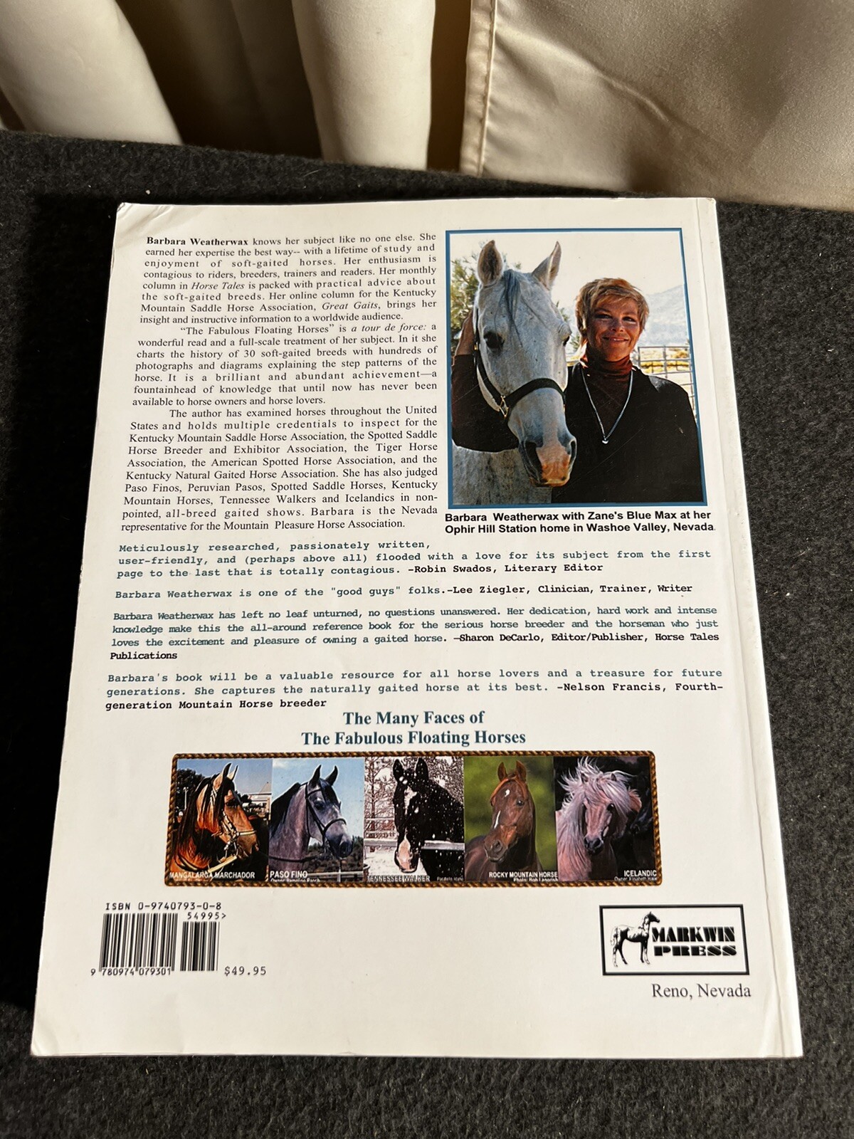 THE FABULOUS FLOATING HORSES By Barbara Weatherwax SC signed!