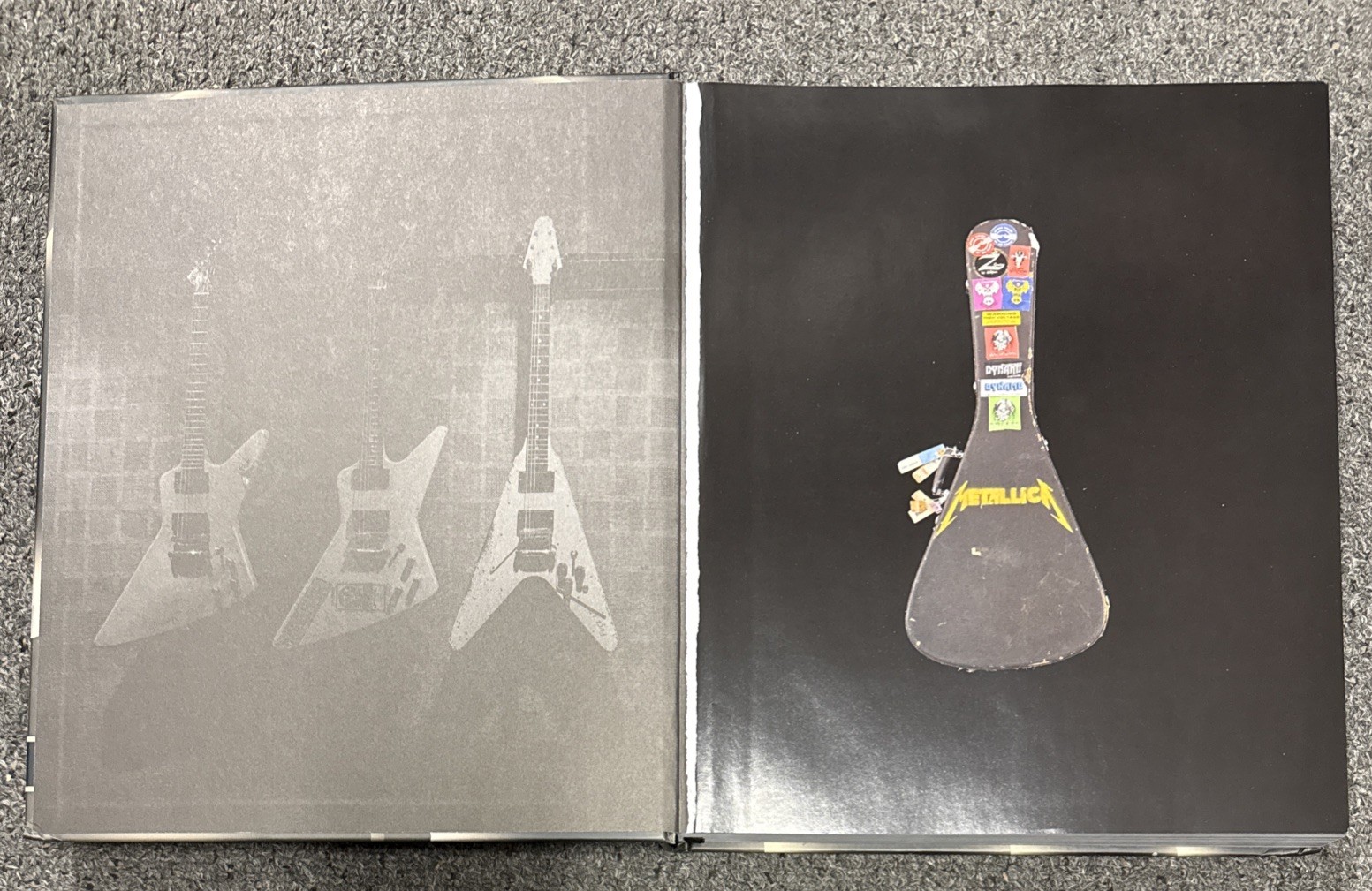 Messengers : The Guitars of James Hetfield, Hardcover Metallica Missing Dustpage