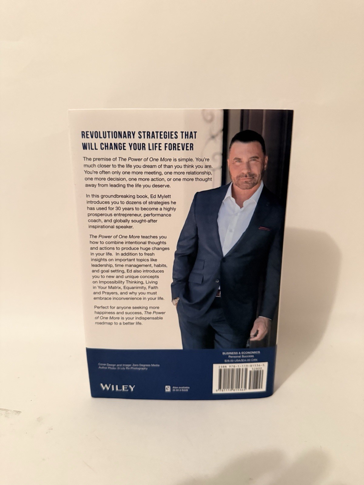Ed Mylett The Power of One More Hardcover Wiley 2022 Happiness Success Guide