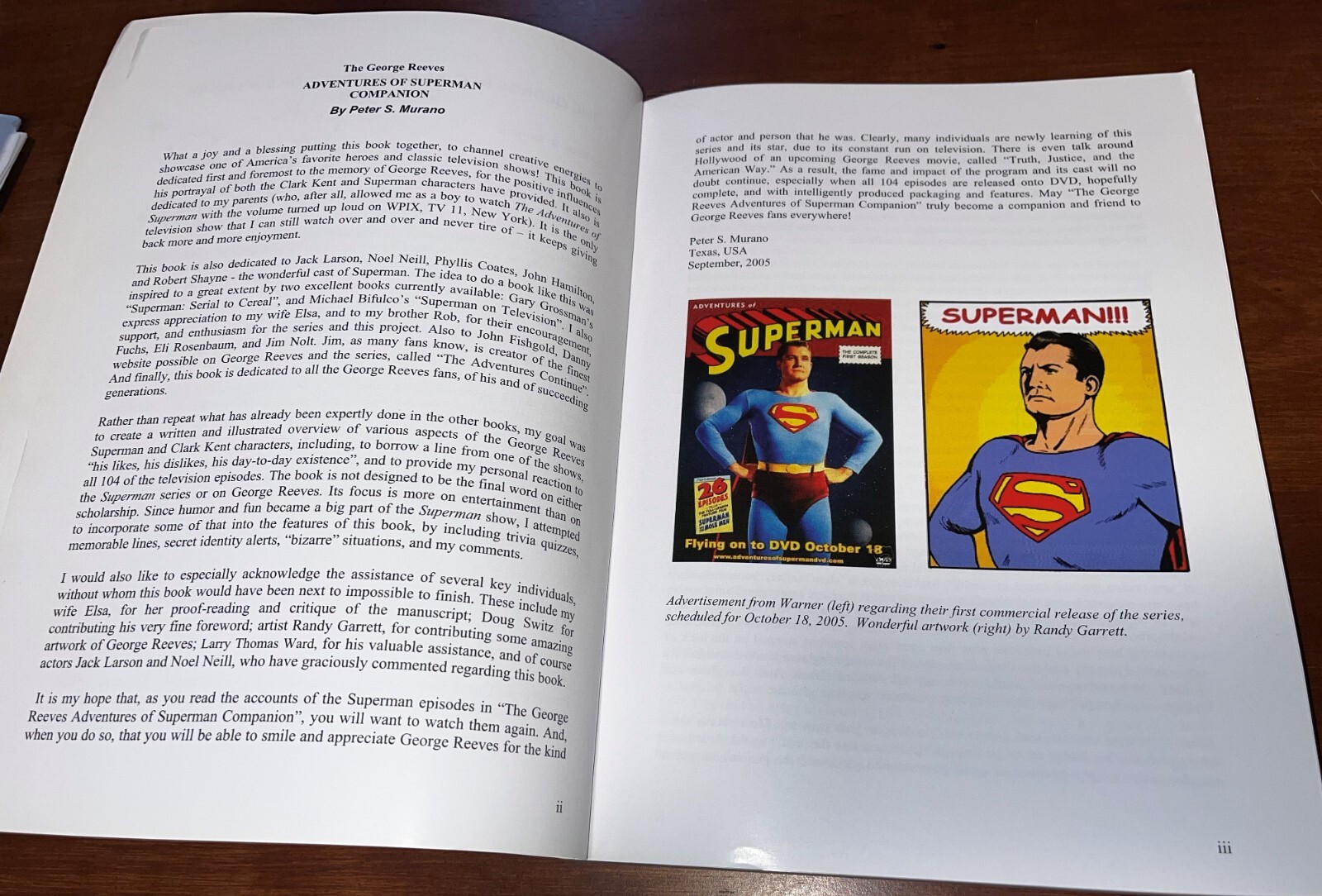 SAVE! The GEORGE REEVES Adventures of SUPERMAN Companion Author signed $20 OFF!