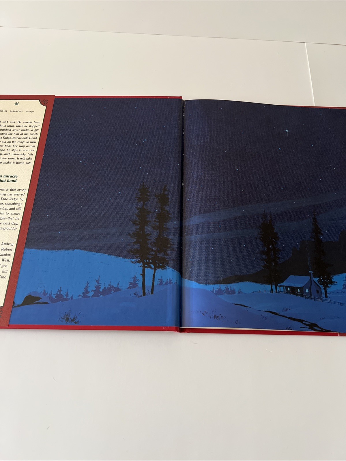 A Cowboy Christmas Audrey Wood 1st Edition 2001 Hardcover Robert Florczak Book