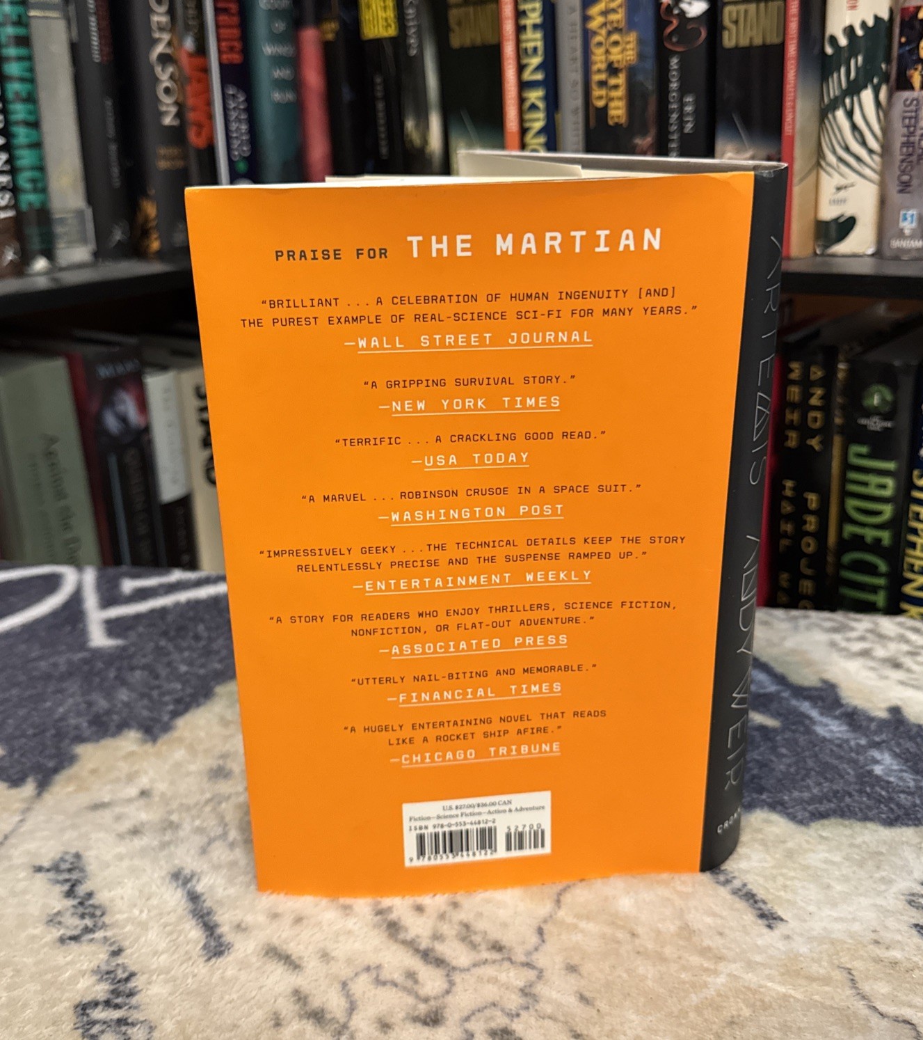 Artemis — Andy Weir (2017, Hardcover) First Edition/Print, 1st/1st, VG, HCDJ
