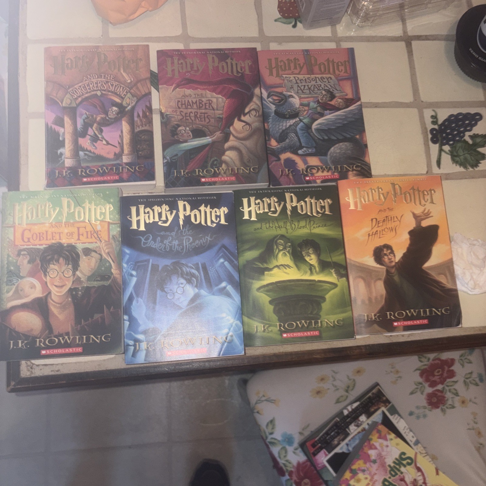 Harry Potter Paperback Boxset #1-7 by J. K. Rowling (2009, Hardcover)