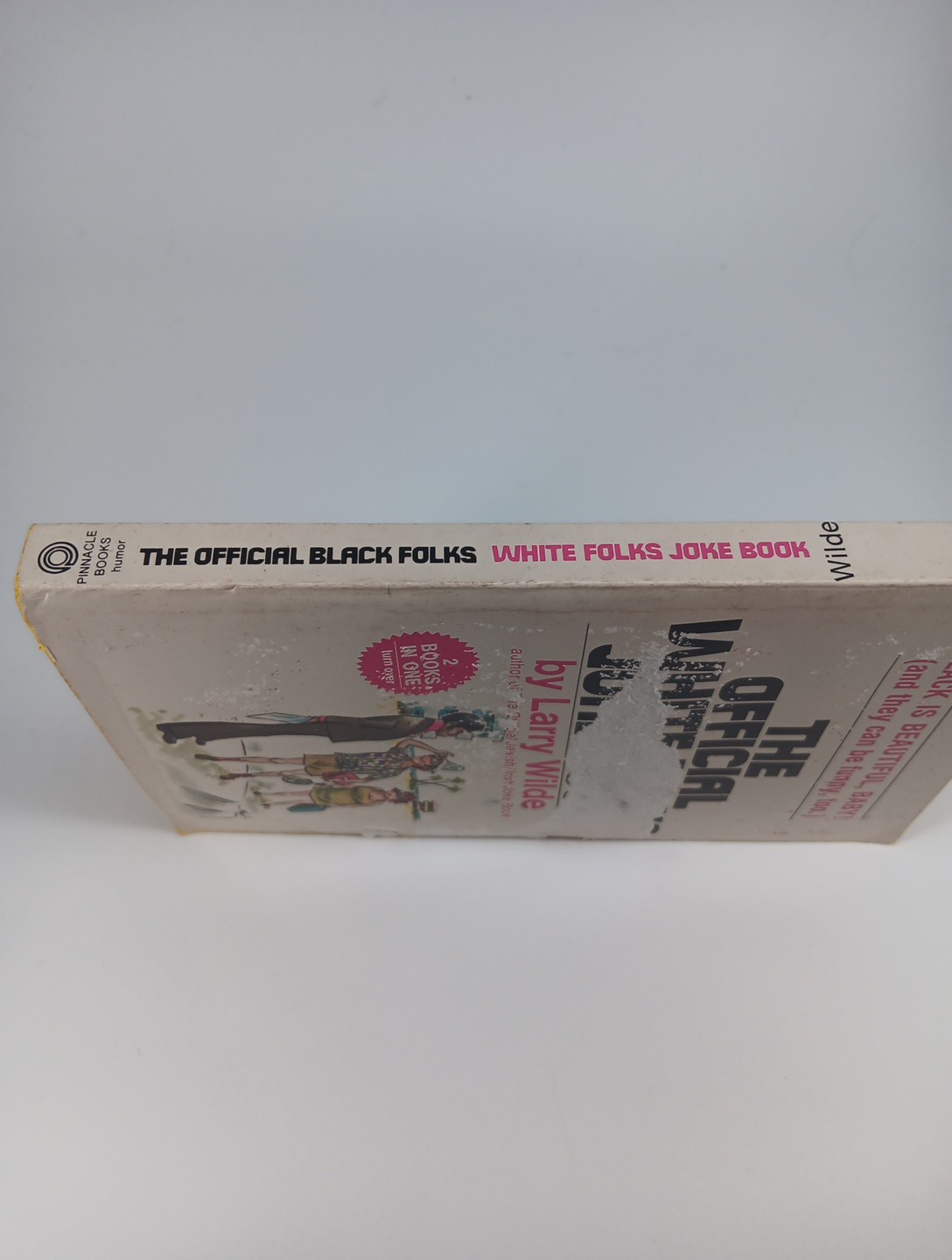 Official Black/White Folks Joke Book 2-in-1 Paperback (1980)