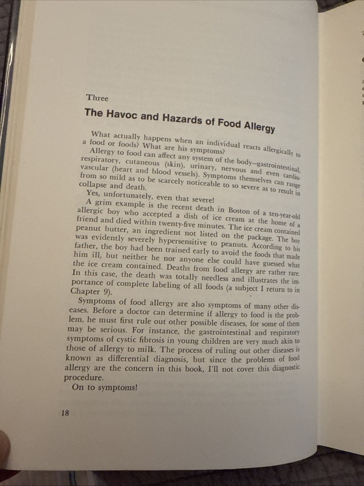 COPING WITH FOOD ALLERGY By Claude Albee Frazier MD – HBDJ Ex-lib 1975