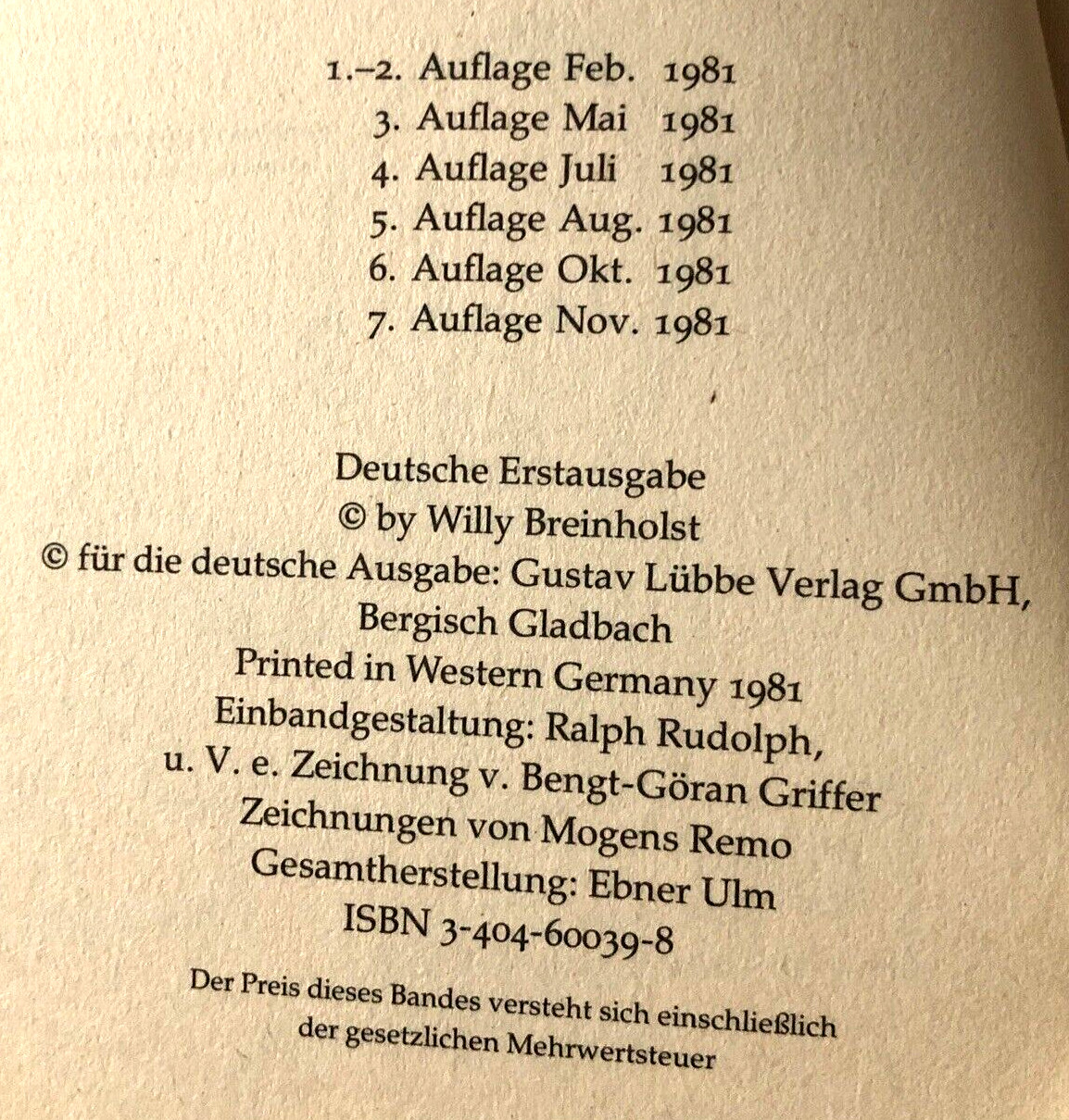 Hallo Mama Hallo Papa Paperback German Edition Willy Breinholst Vintage Nov 1981
