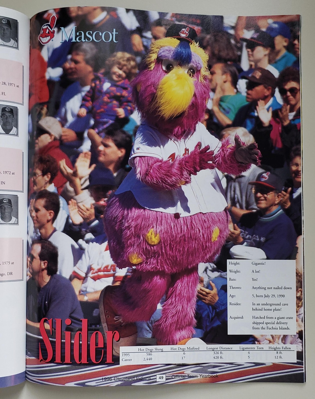 1996 Cleveland Indians (Guardians) Yearbook MLB Jacobs Field 72+ Pages MINT/NEW