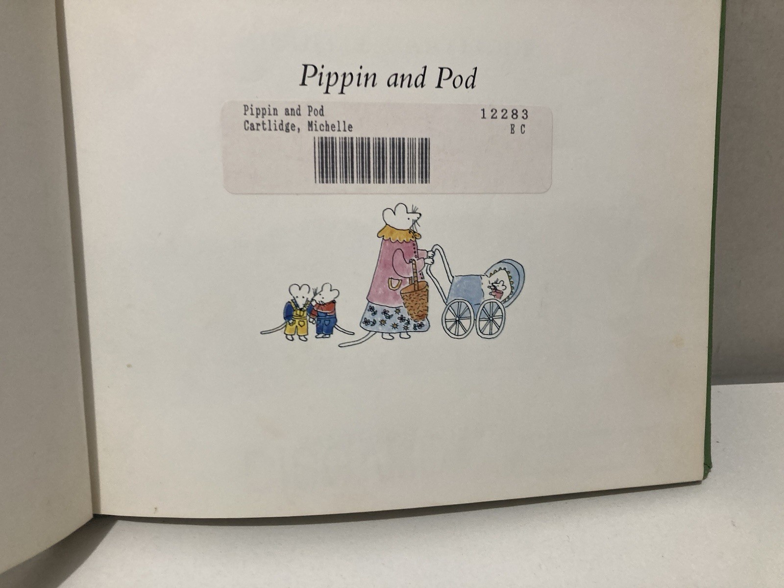 Pippin and Pod by Michelle Cartlidge rare HC by Pantheon Books 1978 Ex-Library