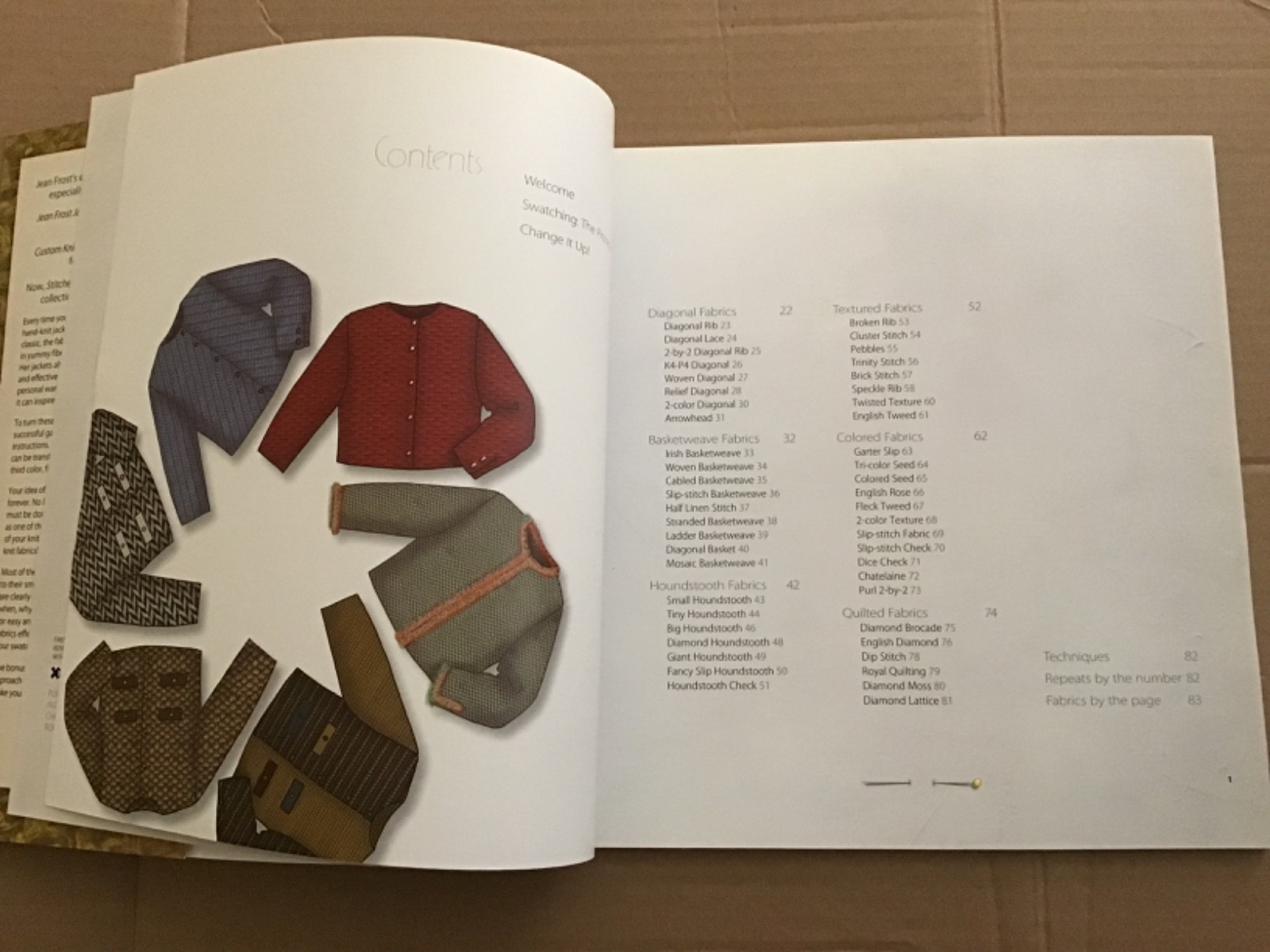 Stitches for Tailored Knits:Build Better Fabric by Jean Frost-2013-USED-84 pages