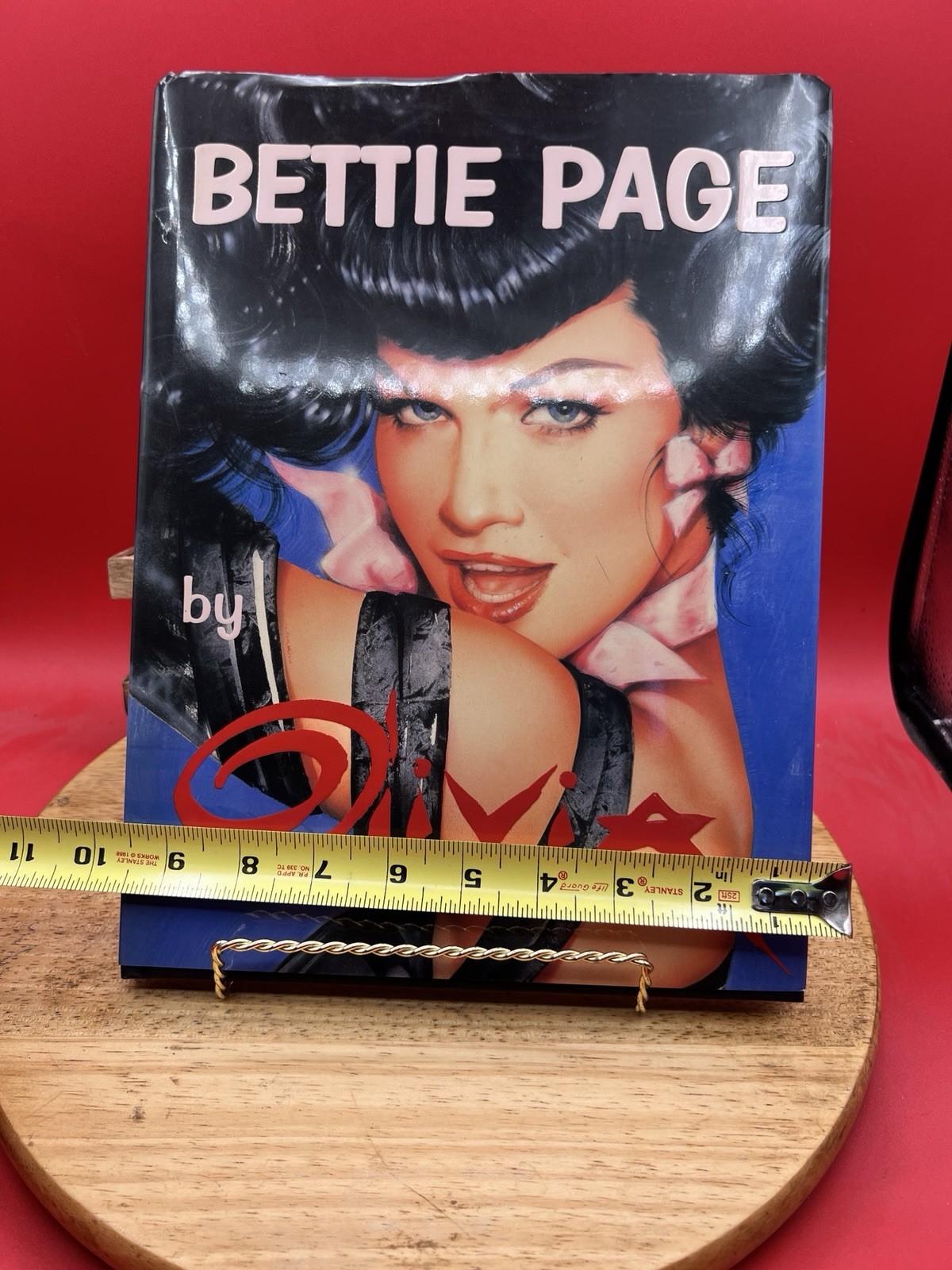 Bettie Page by Olivia 1st Edition Hardcover Art Book Olivia De Berardinis