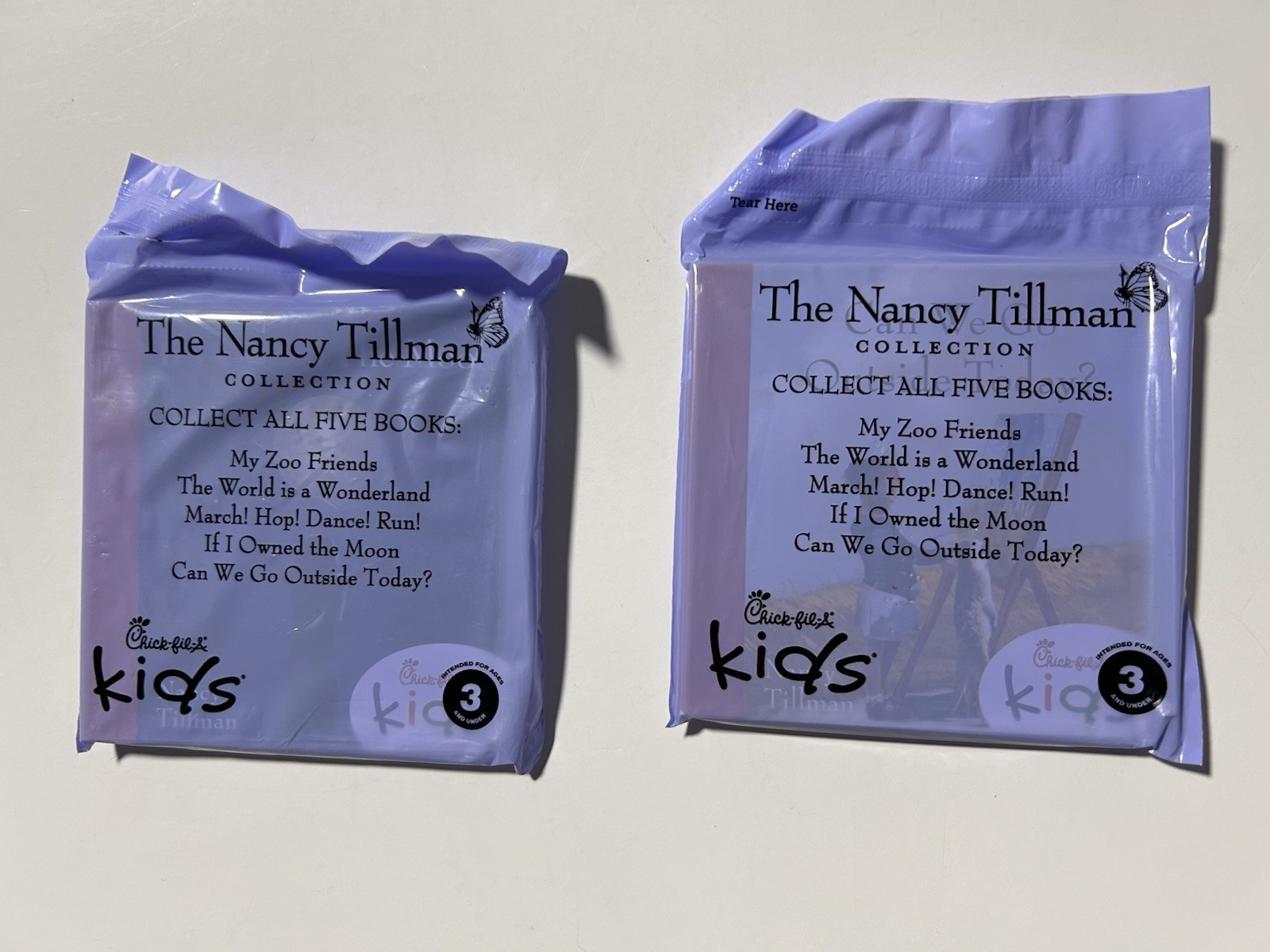 Nancy Tillman Set Of 2 Mini Board Books Chick-Fil-A 4 in. Baby Toddler
