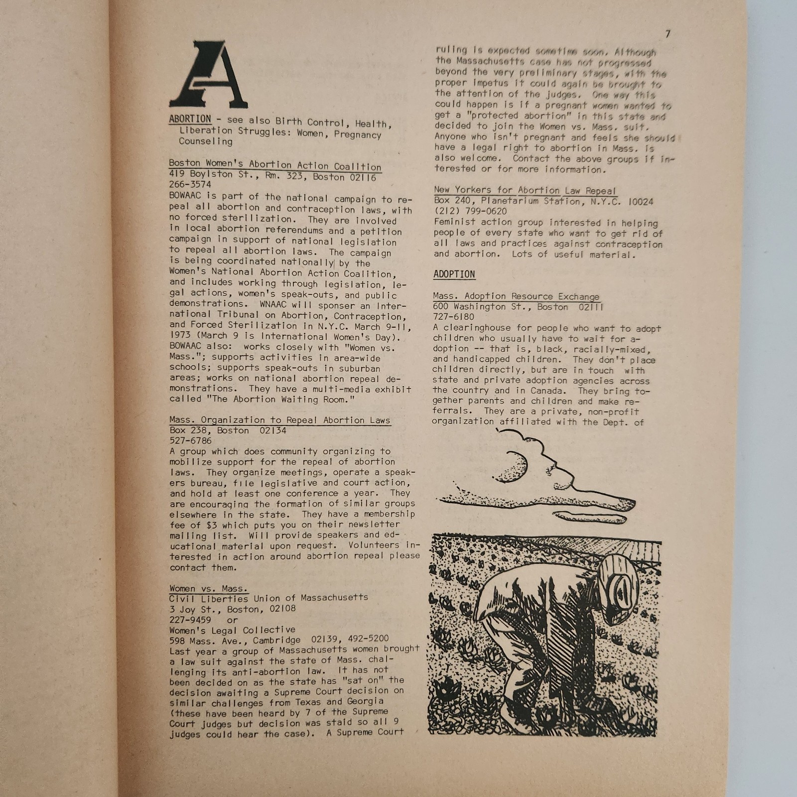People’s Yellow Pages 1973 Boston Cambridge Hippies Counterculture Radical Work