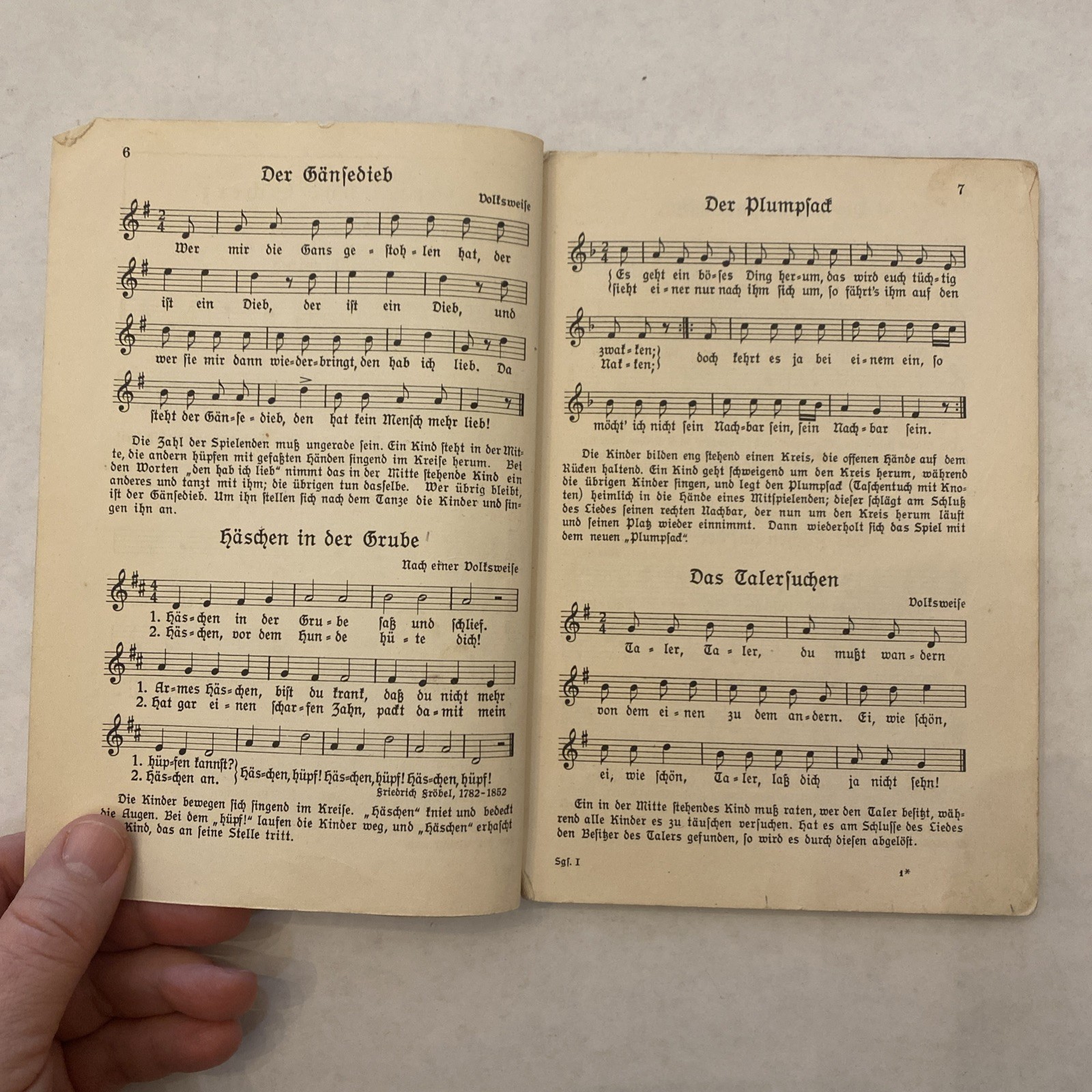 Mein Sanggefell 1935 German Children’s book of songs pre WWII