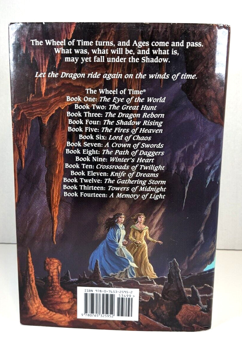 Wheel of Time Ser: Memory of Light vol. 14 Robert Jordan 1Ed/1Print HC DJ Signed