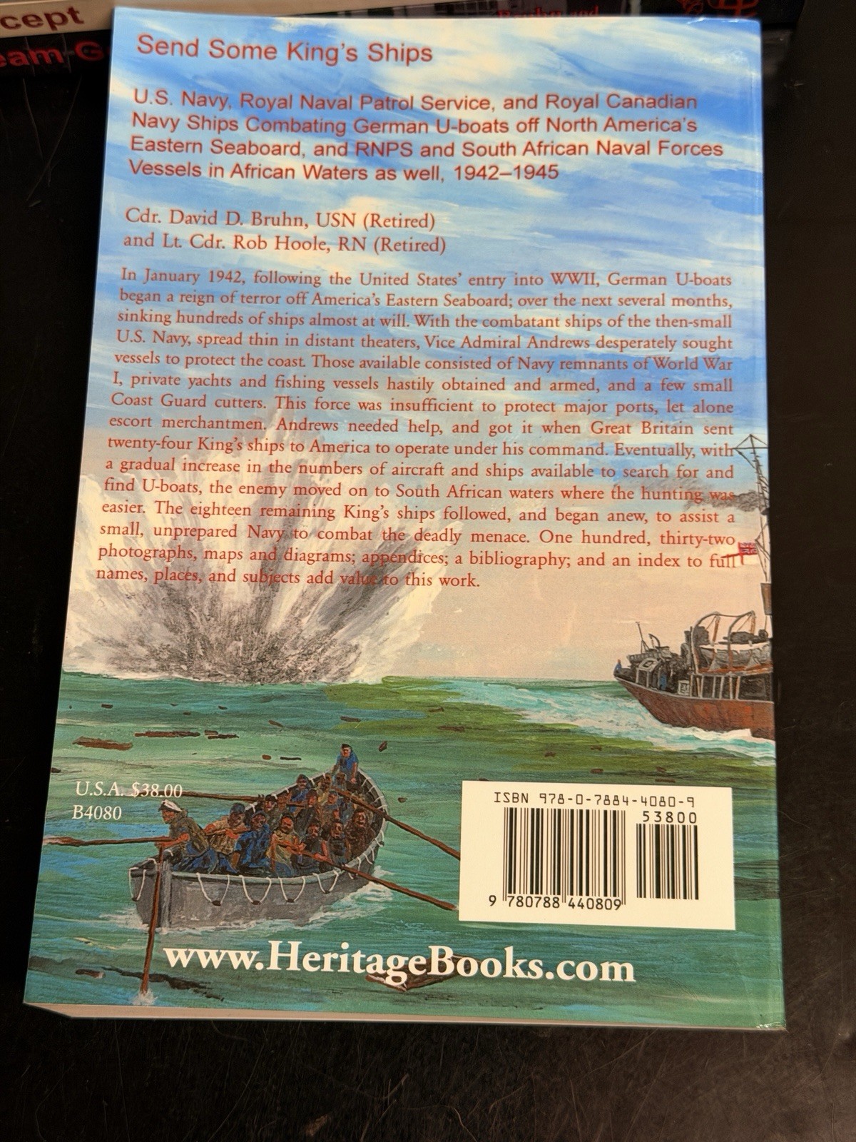 Send Some King’s Ships U.S. Navy, Royal Naval Patrol Service SIGNED by author SC