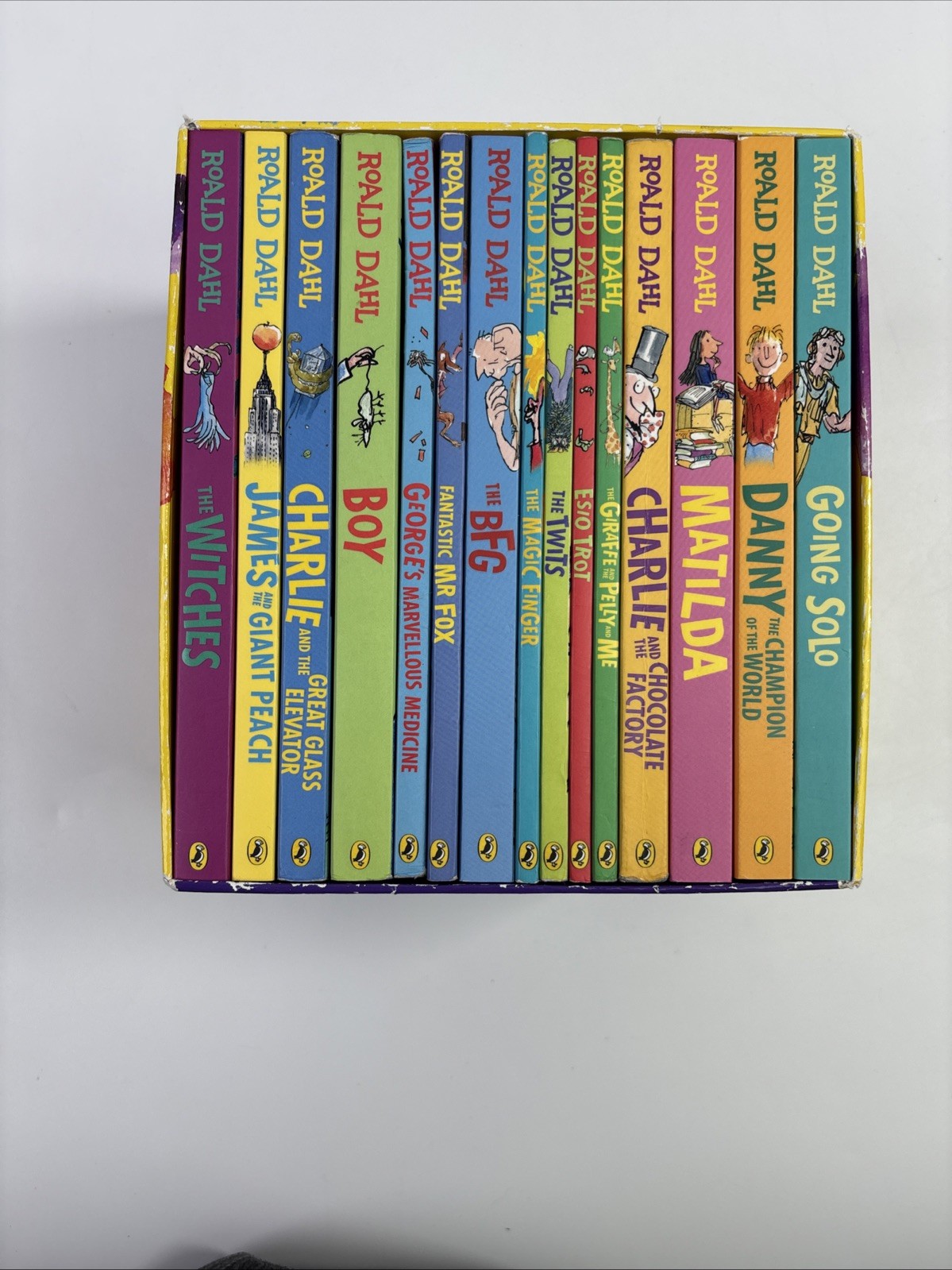 Roald Dahl Collection 15 Fantastic Stories Box Set Including Boy, The BFG, M…