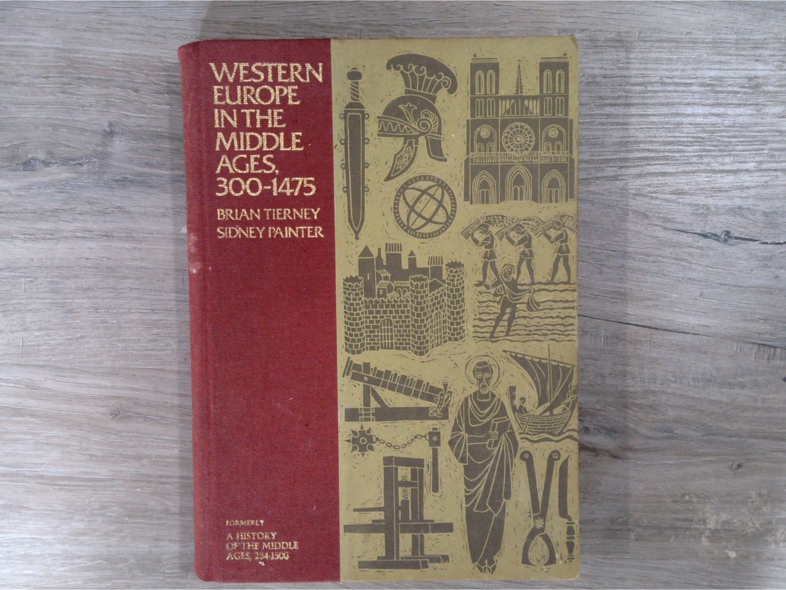 Western Europe in the Middle Ages 300-1475 Tierney Painter 1970 1st Printing