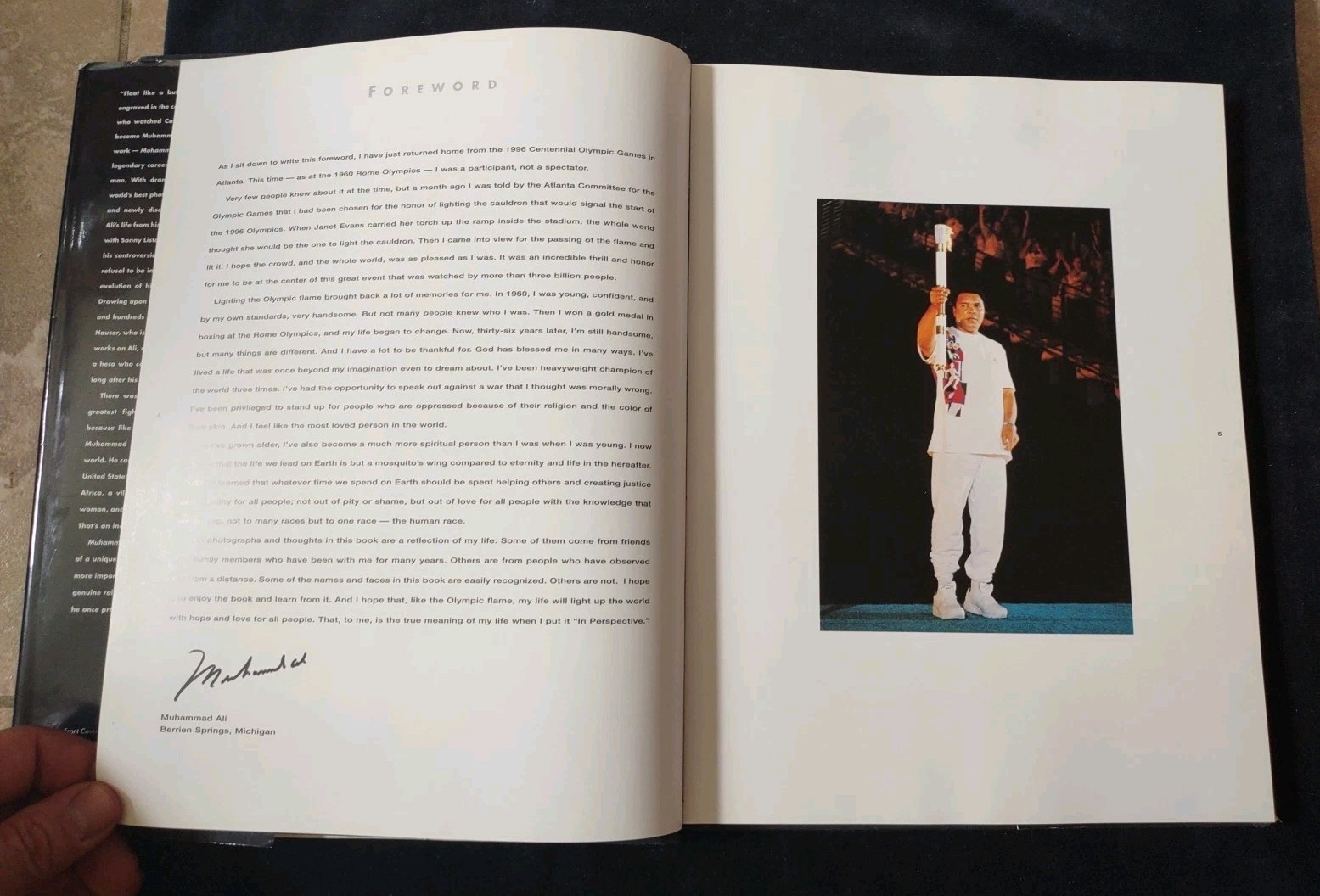 Muhammad Ali In Perspective Photographs Thomas Hauser Hardcover Book Clay Boxing