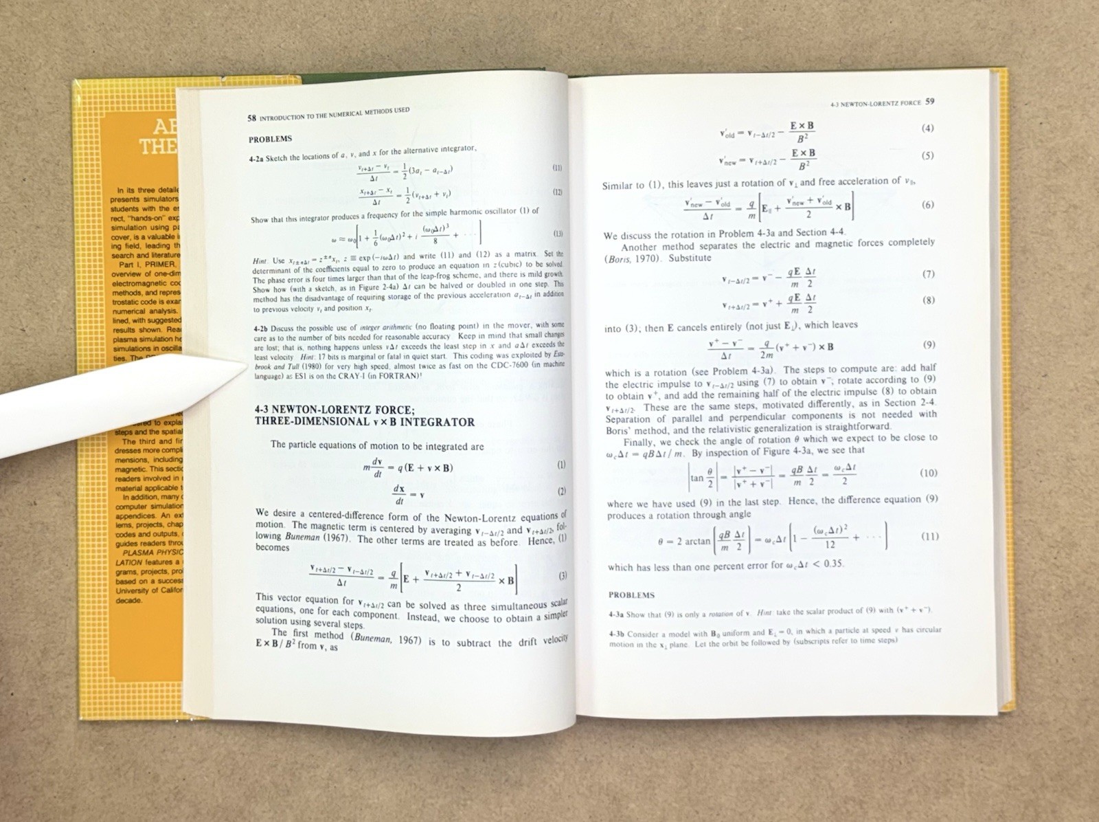Signed! Plasma Physics Via Computer Simulation by Birdsall & Langdon 1985 HCDJVG