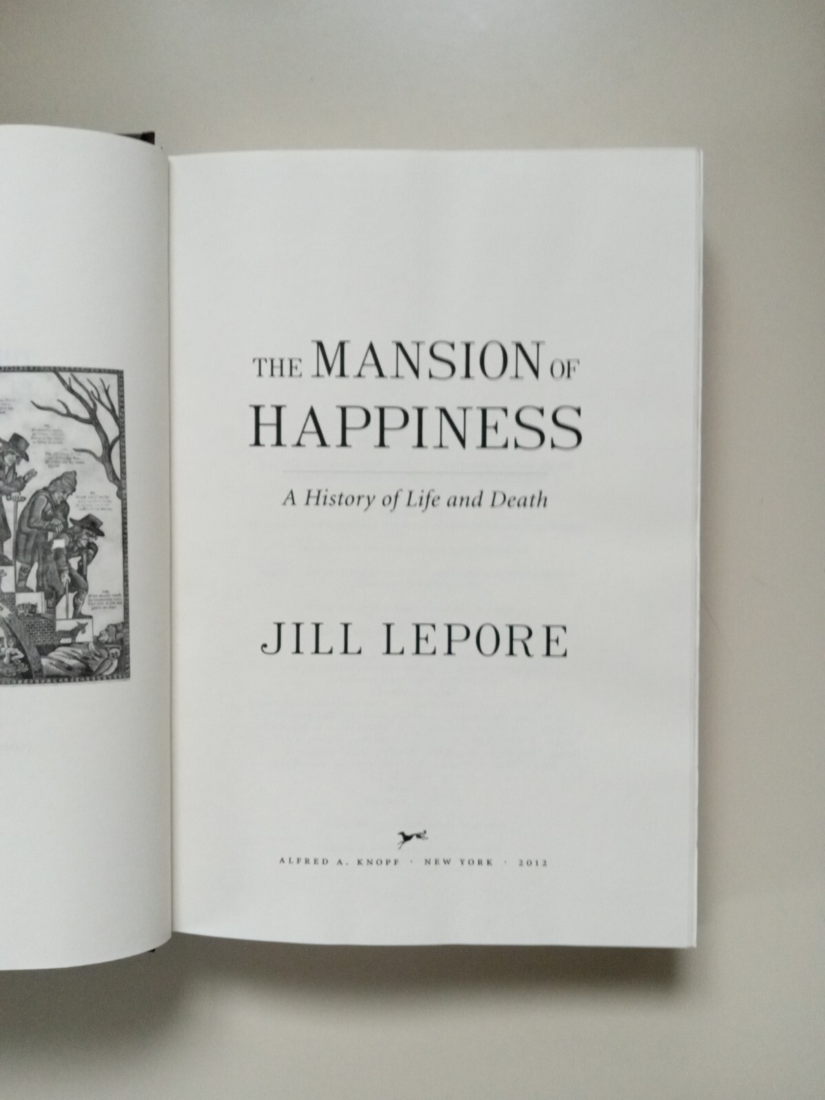 The Mansion Of Happiness By Jill Lepore 2012 Hardcover NO DUST JACKET