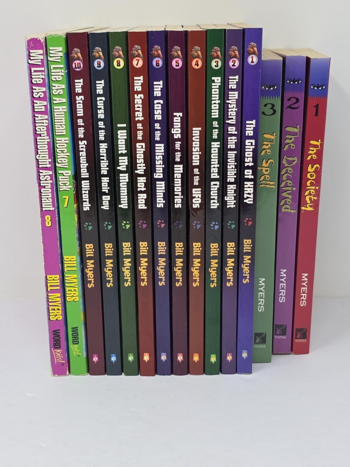 Lot of 15 Bill Myers Books BLOODHOUNDS, INC. 1-10, My Life As… Forbidden Doors