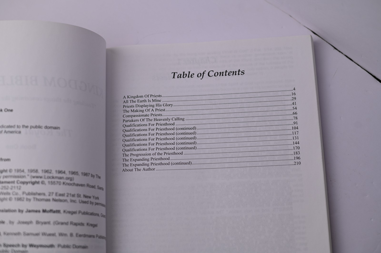 The Royal Priesthood: Book One (Volume 1) J Preston Eby Softcover 210 pages