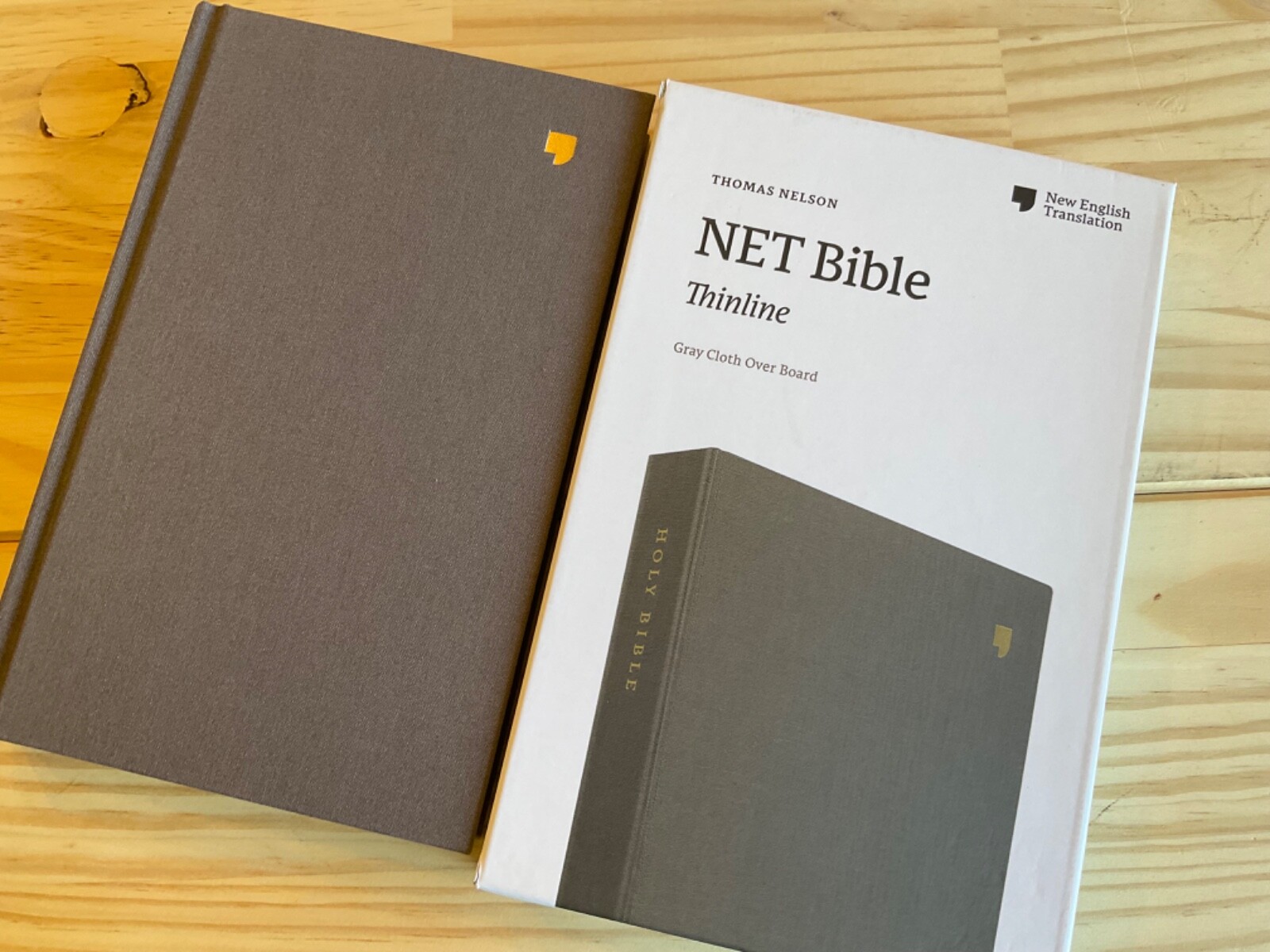 NET Thinline Bible 2019 Gray Hardcover