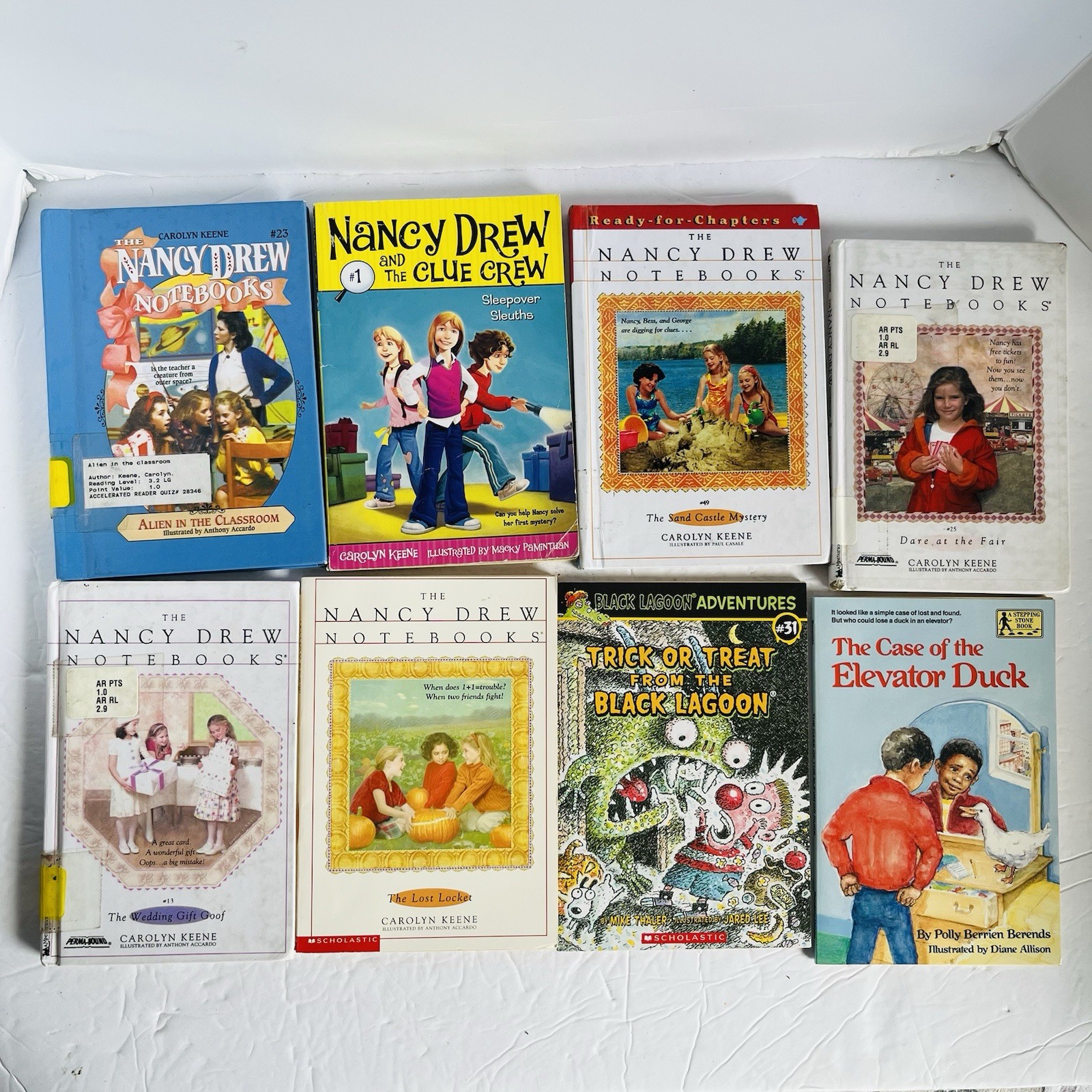 Lot of 10 Chapter Books Mixed Lot 2nd 3rd Grade Fiction Classroom Library Set