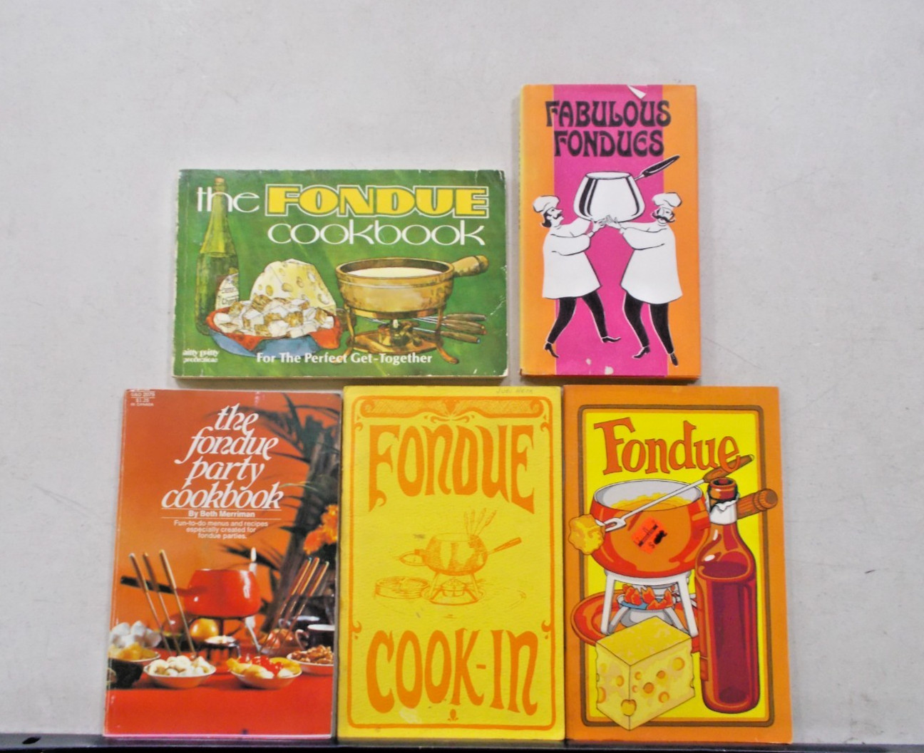 8 FONDUE COOKBOOKS # MIXED HC & TRADE PB PARTY FABULOUS BUFFET COOK-IN