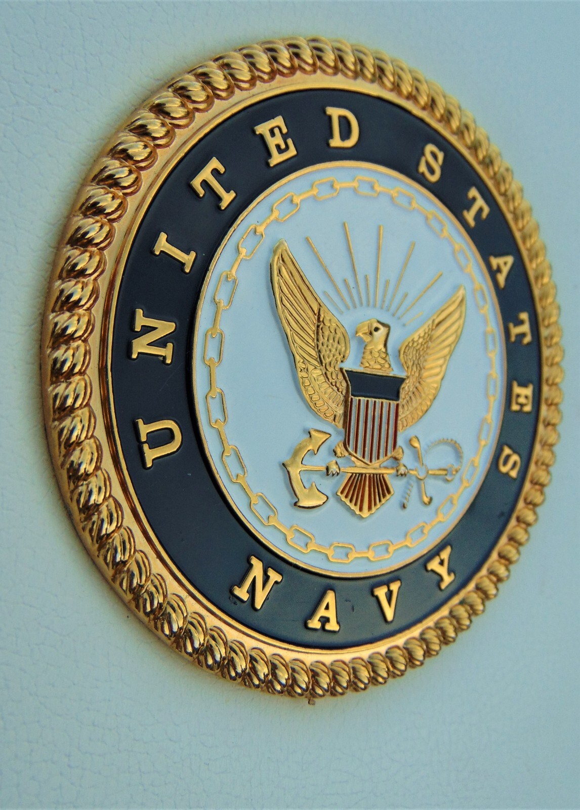 THE NAVY ~ REAR ADMIRAL W.J. HOLLAND ~ LARGE 10.5″ x 14.5″ VINYL HB ~ COST $39