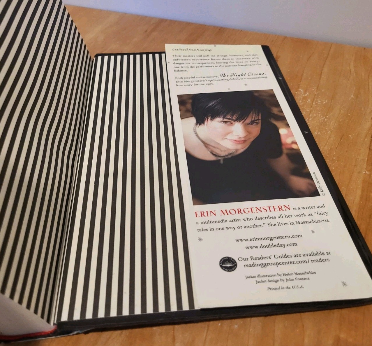THE NIGHT CIRCUS Erin Morgenstern 2011 FIRST EDITION Hardcover w/DJ Doubleday