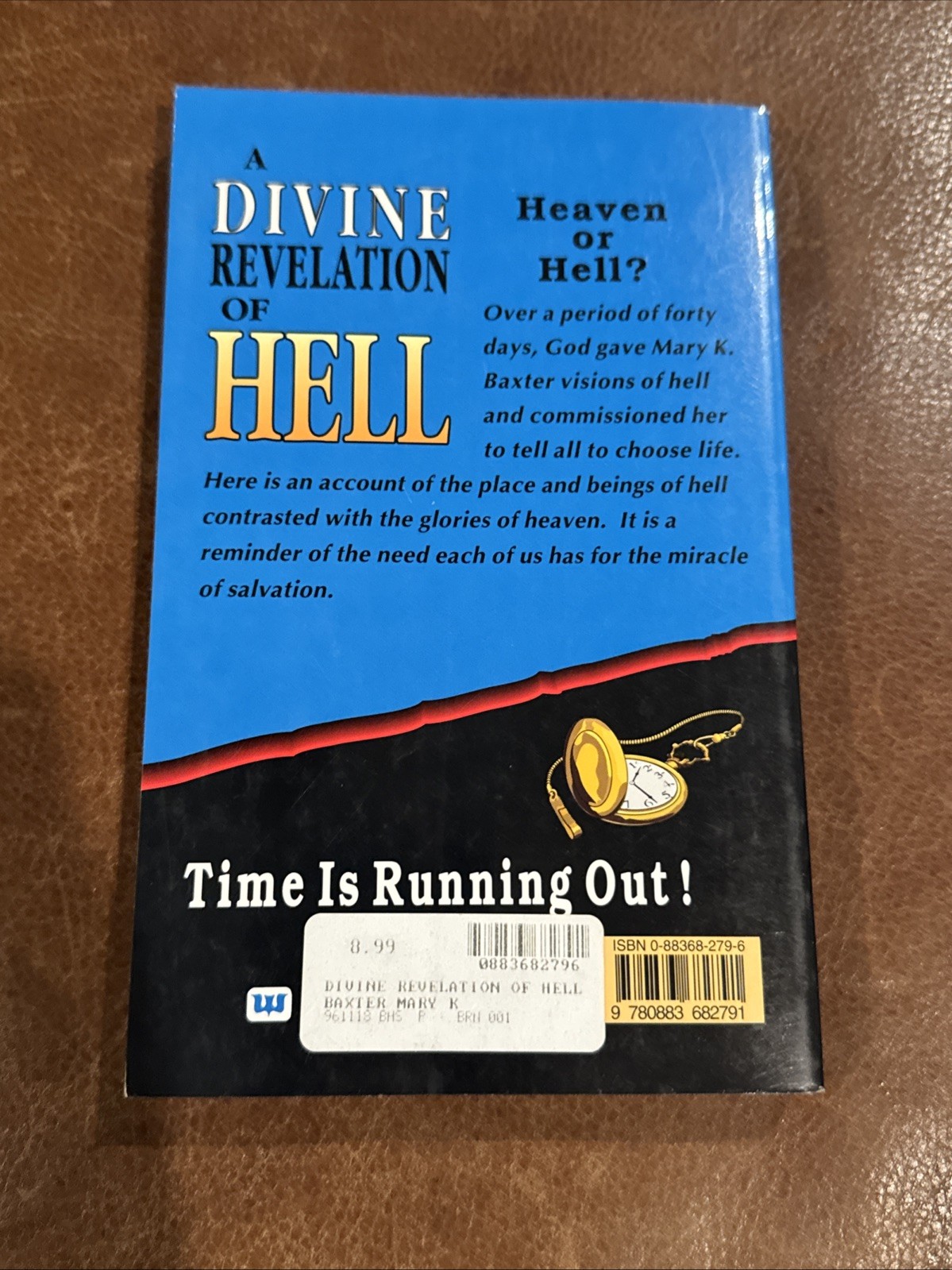 A Divine Revelation of Hell by Mary K. Baxter, Whitaker House, Paperback 1993