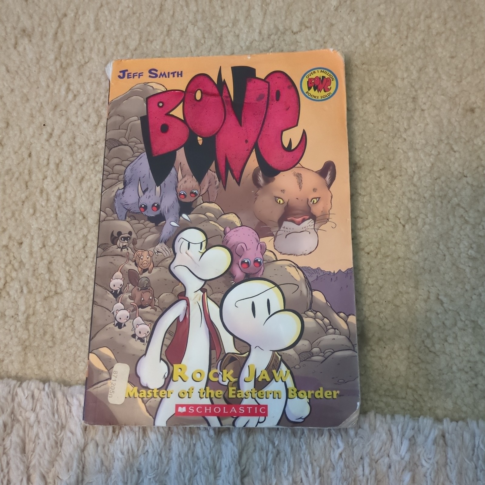 Lot 8 Bone Graphic Novels: Books 3-9 + Rose VG Cnd Jeff Smith