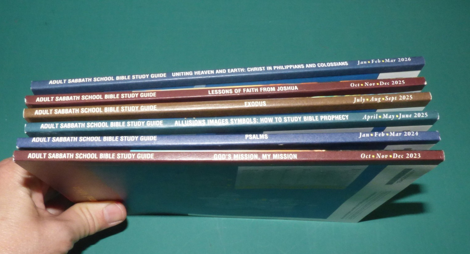 6 Adult Sabbath School Bible Study Guides SDA regular edition 2023-2026