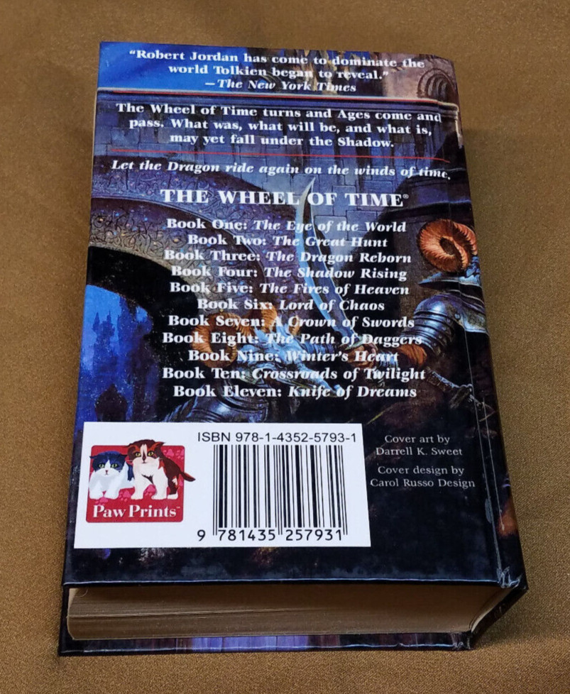 Robert Jordan THE FIRES OF HEAVEN SER: THE WHEEL OF TIME VERY SM HC (PAW PRINTS)