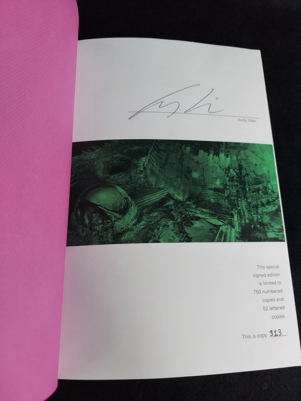 Andy Weir ~ Artemis ~ Subterranean Press SIGNED/LIMITED!
