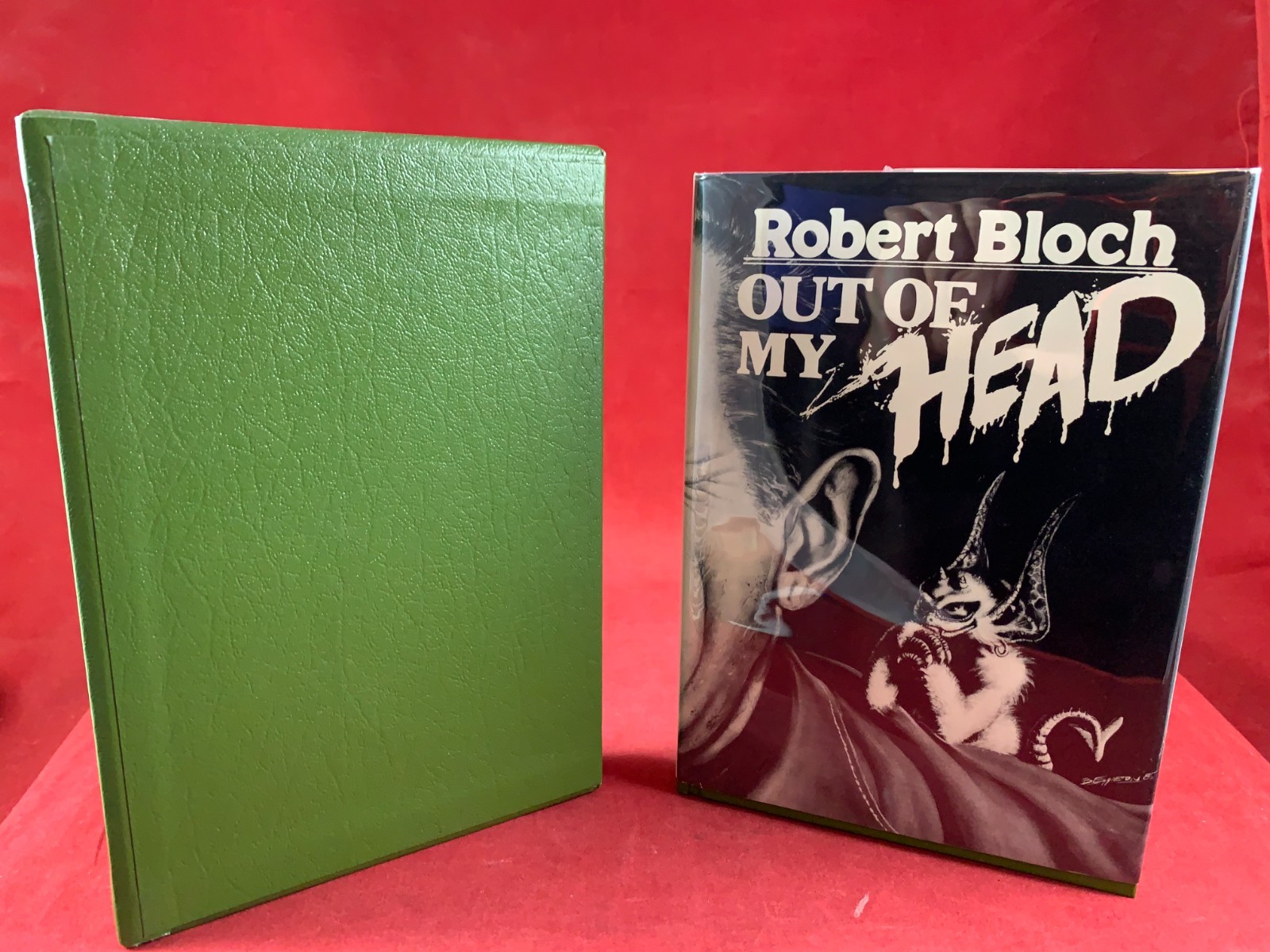 Out Of My Head Signed By Robert Bloch & Bob Eggleton136/200 1st Edition Slipcase