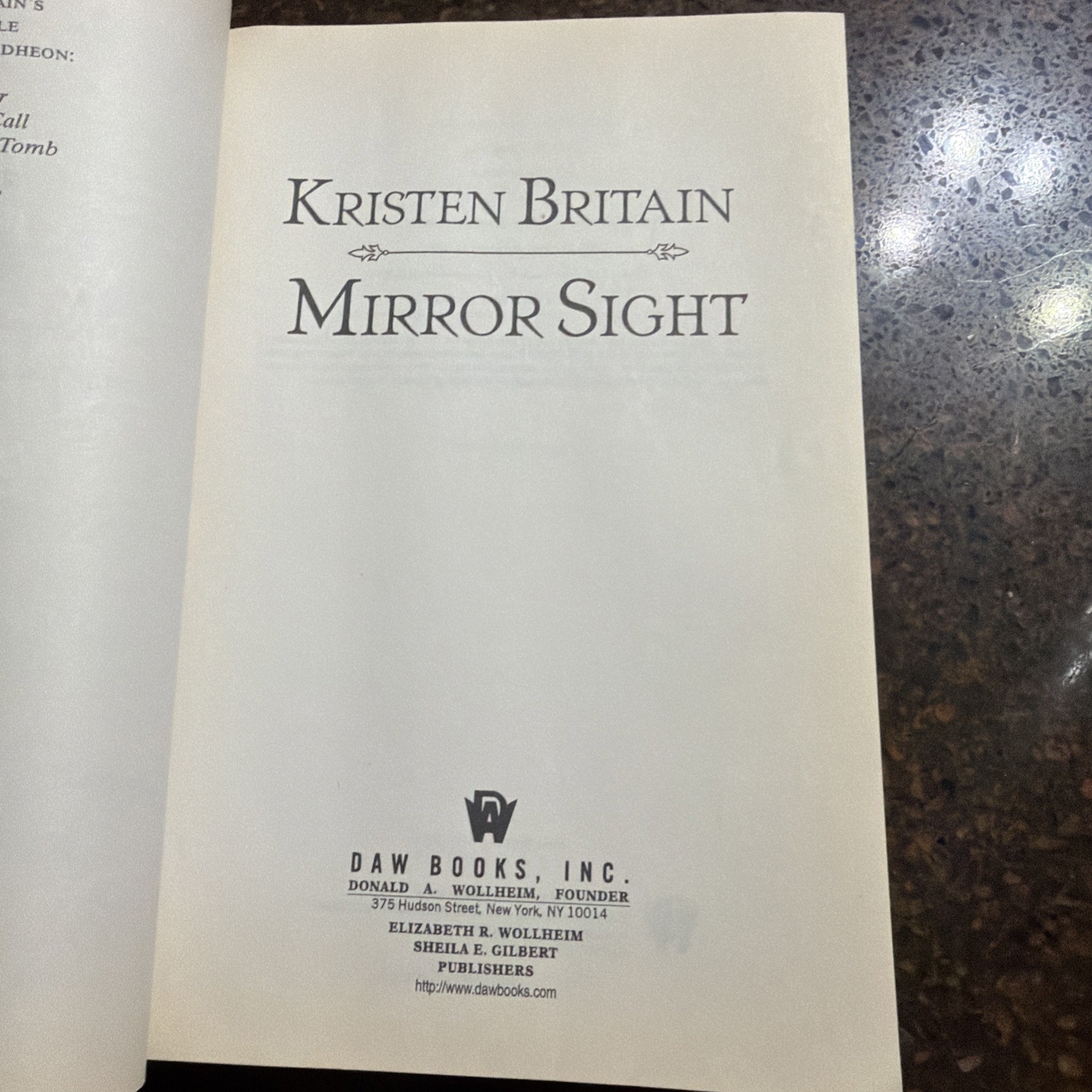 Mirror Sight ARC (Green Rider) – Paperback By Britain, Kristen – GOOD