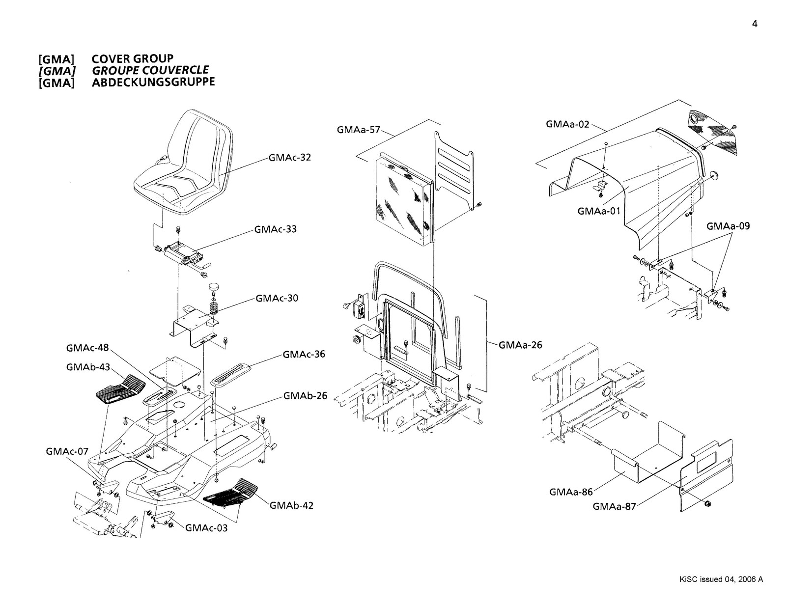 KUBOTA F1900 F1900E Flat-Rate Schedule Manual 2006 – WIRE BOUND – TOUGH COVERS