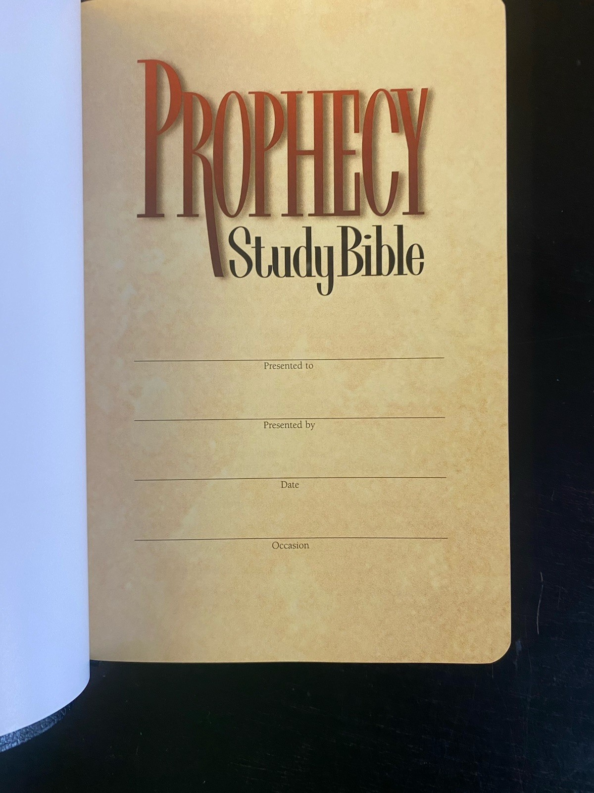Prophecy Study Bible NKJV John Hagee Leather Gilt Edging