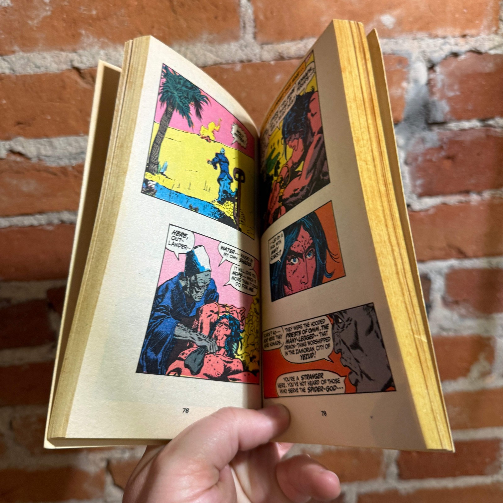 Conan the Barbarian – Roy Thomas & Barry Smith – 1978 Tempo Books #5 Paperback