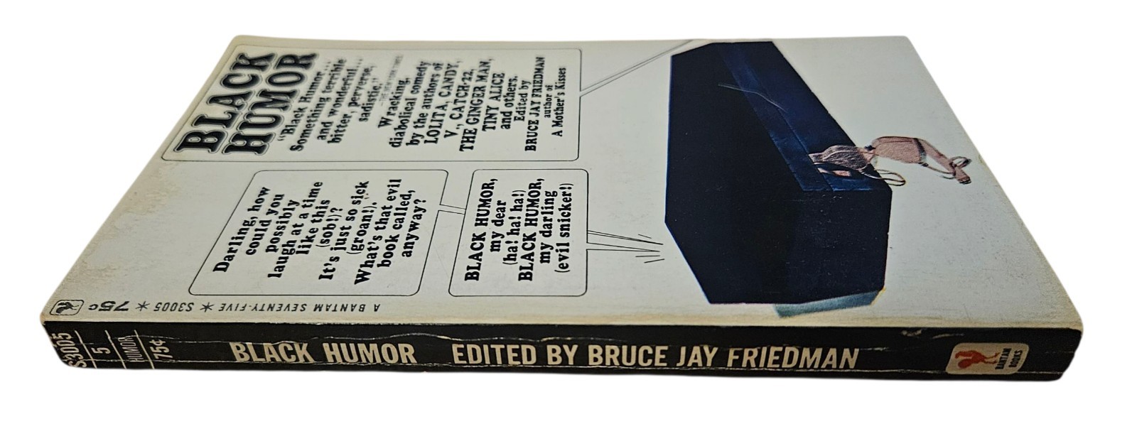 Vintage Black Humor Anthology Short Stories Book Bruce Jay Friedman 1965 Bantam