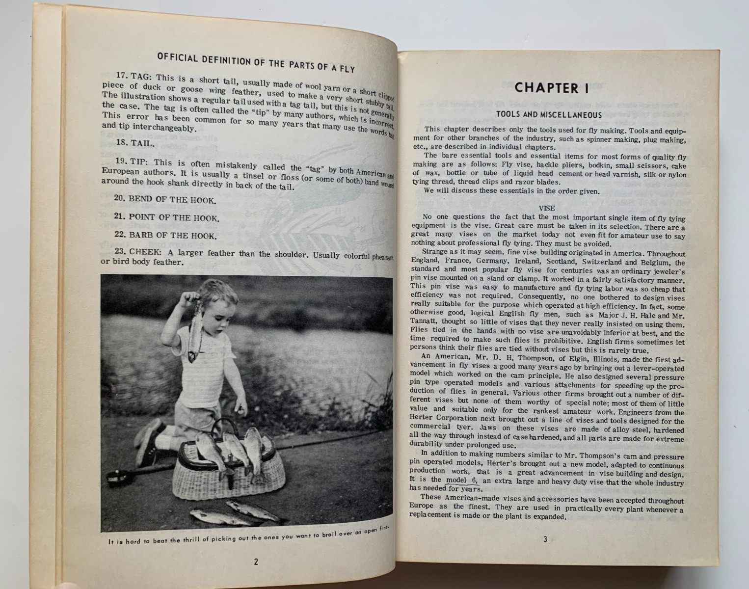 Professional FLY TYING, SPINNING & TACKLE MAKING Guide, George HERTER, 1973