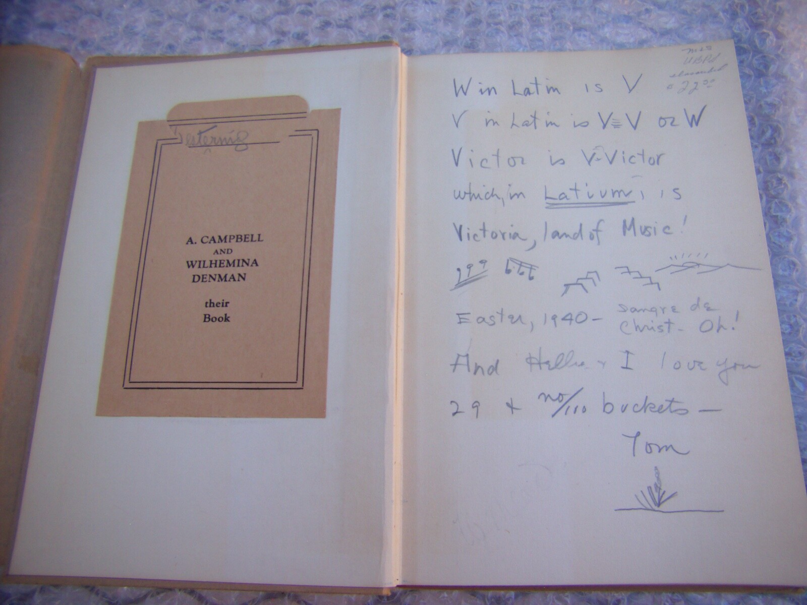 Westering by THOMAS HORNSBY FERRIL Hardcover Yale University Press Second 1935