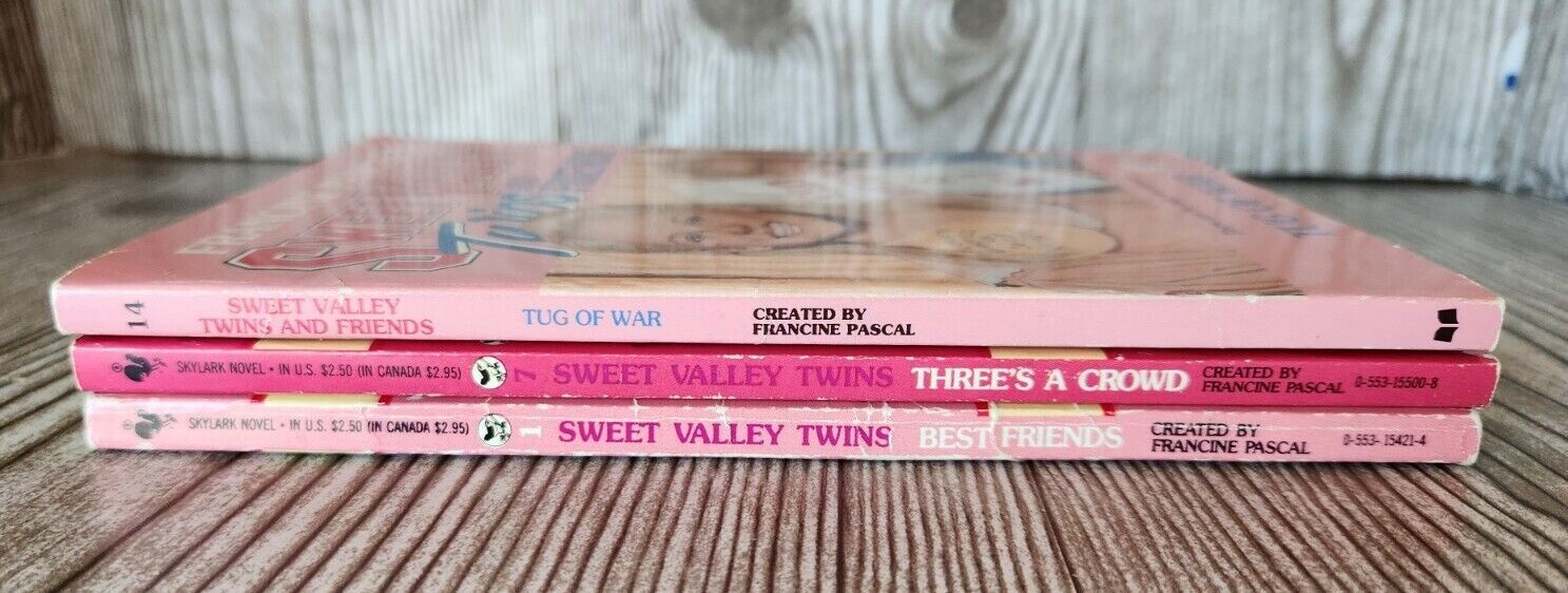 1990’s Sweet Valley Twins Books BUILD YOUR COLLECTION Francine Pascal Paperback