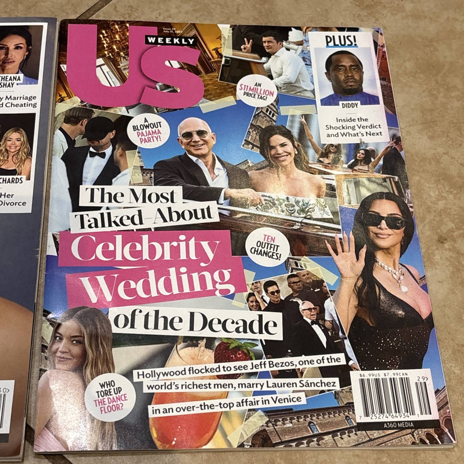 3 US WEEKLY MAGAZINE SHERRI PAPINI FINALLY CELEBRITY WEDDING JENNIFER ANISTON 25