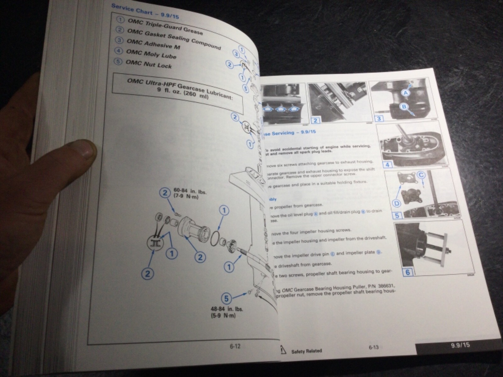 1994 Johnson Evinrude 9.9 -30 HP Outboard Shop Manual 500607 ER 9.9 10 15 20 25