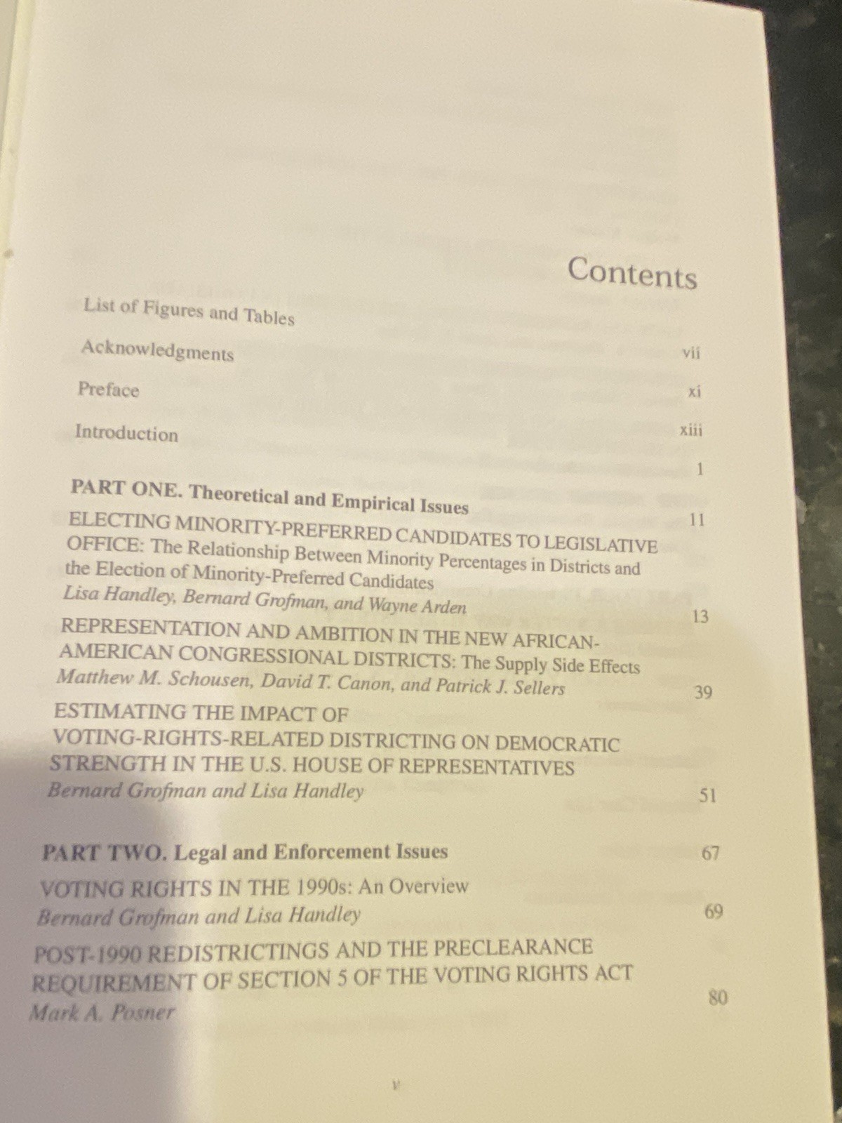 Race and Redistricting in the 1990s by Lisa Handley, Matthew Schousen, Mark…